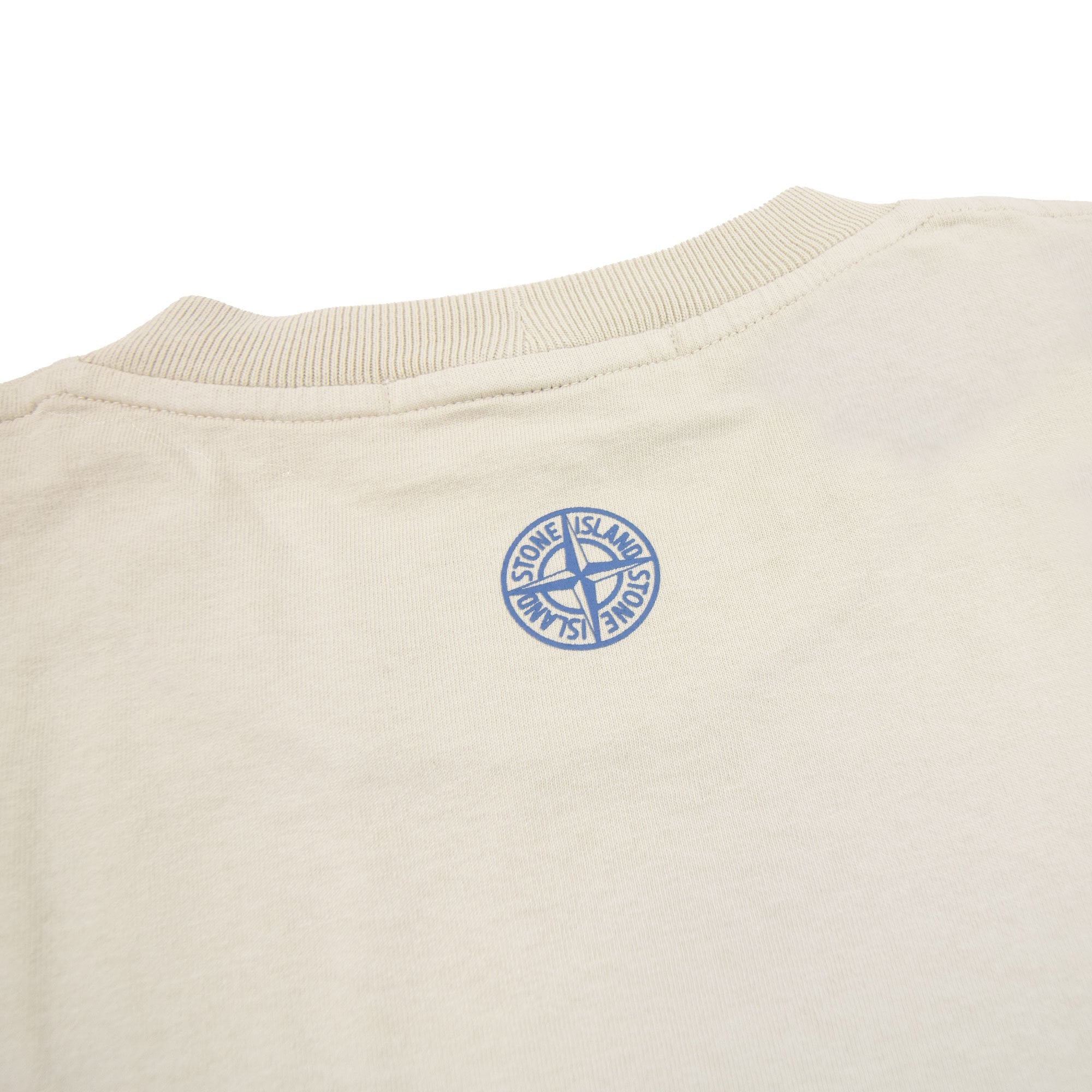 Stone Island 2ns80 Institutional Three Print Motif T Shirt Stucco V0097