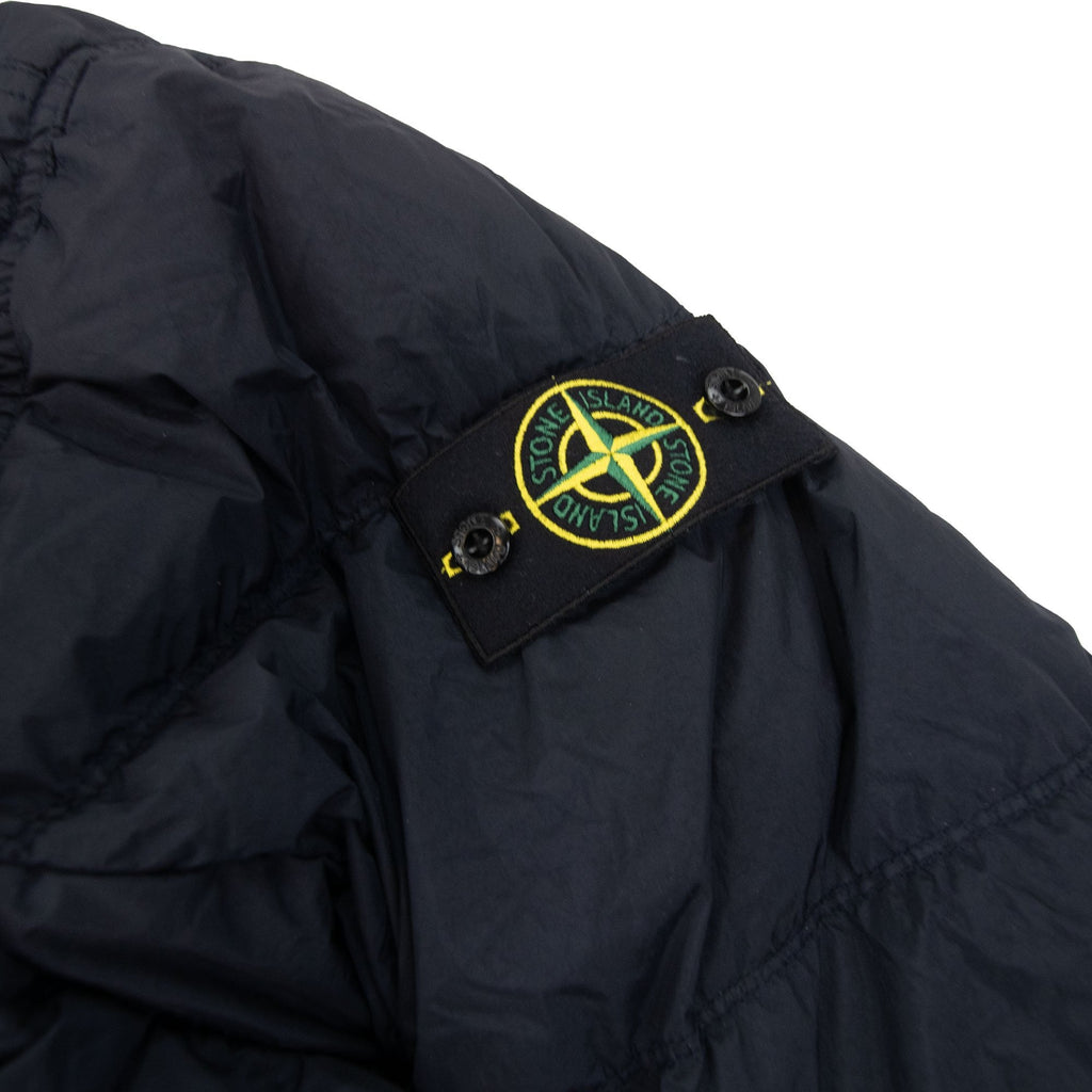 Stone Island 40723 Wind Ressistant Crinkle Reps Down Jacket Navy V0020