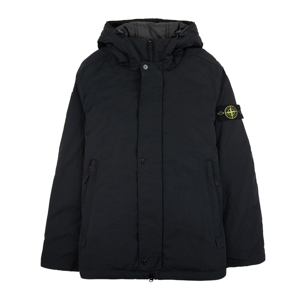 Stone Island 43726 Micro Twill Anti Drop Blouson Jacket Black V0029