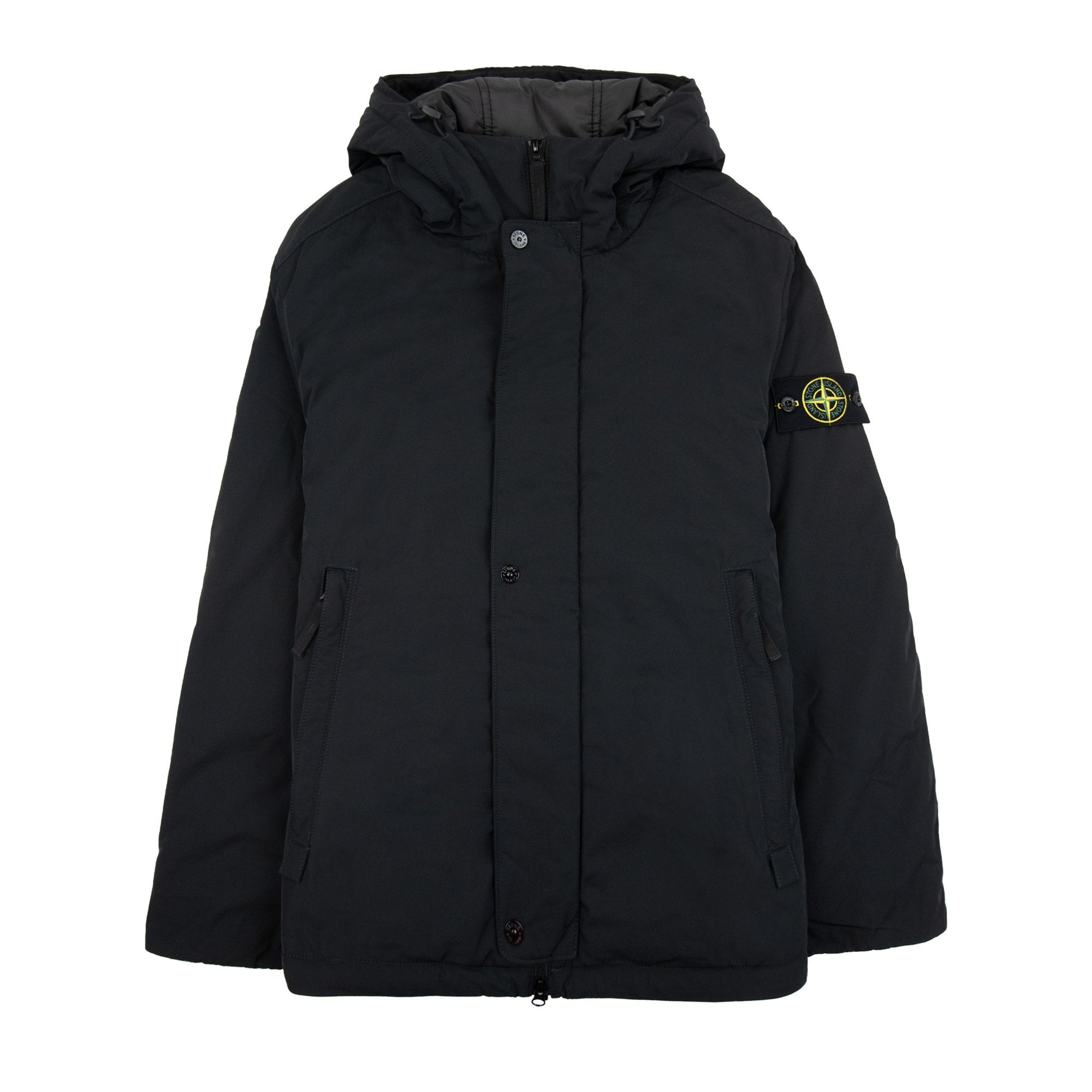 Stone Island 43726 Micro Twill Anti Drop Blouson Jacket Black V0029