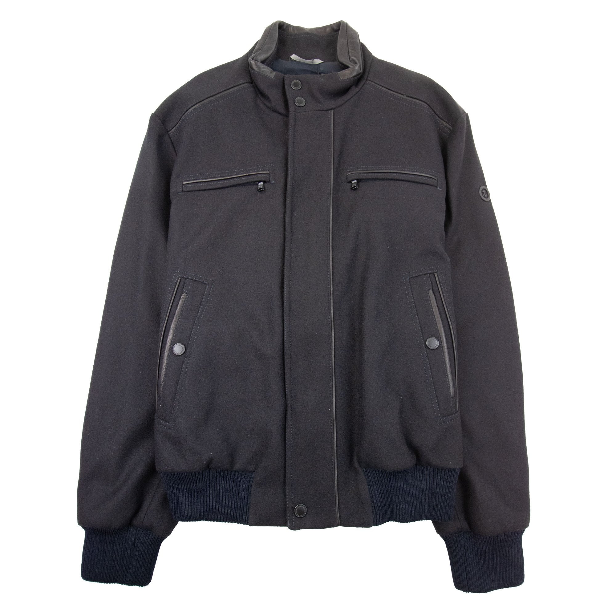 Paul And Shark Metal Arm Logo Woven Jacket Black 050