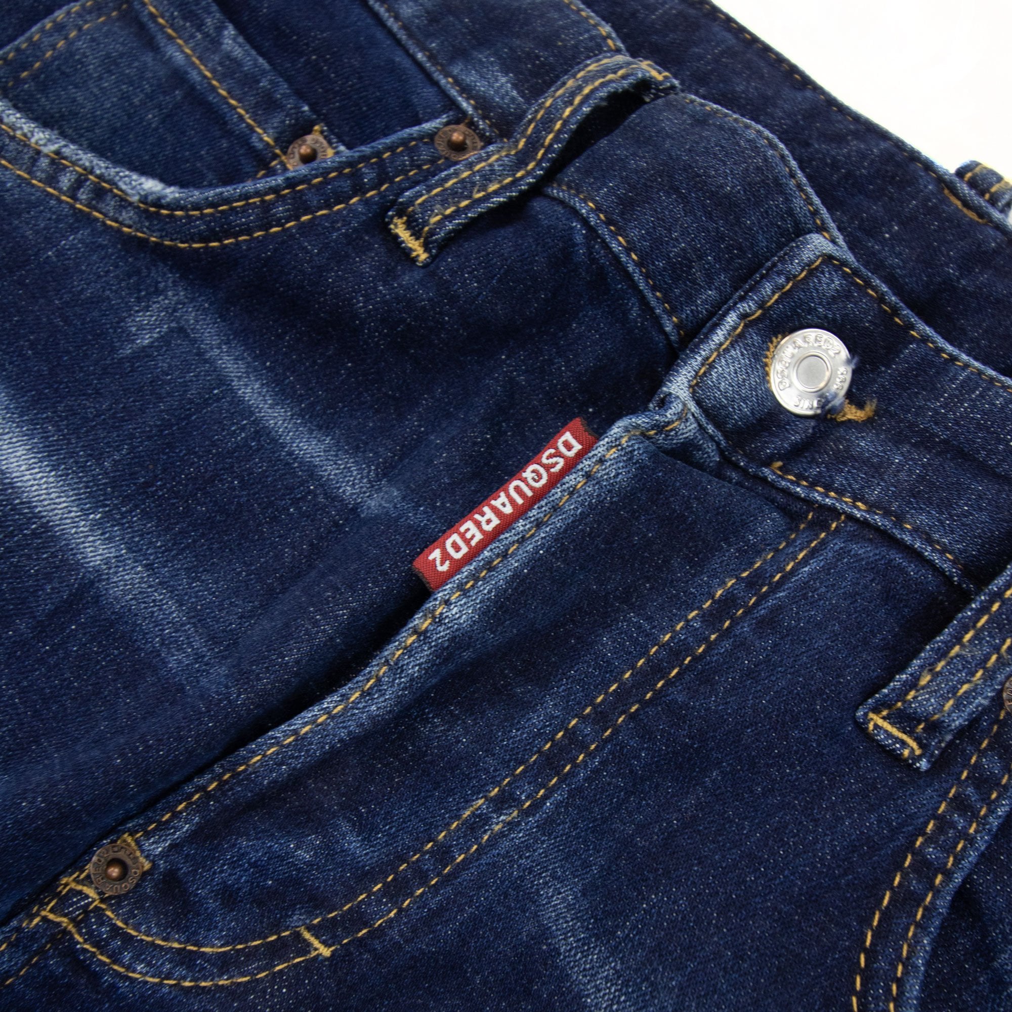Dsquared2 Front Patch Skater Jean Denim 470