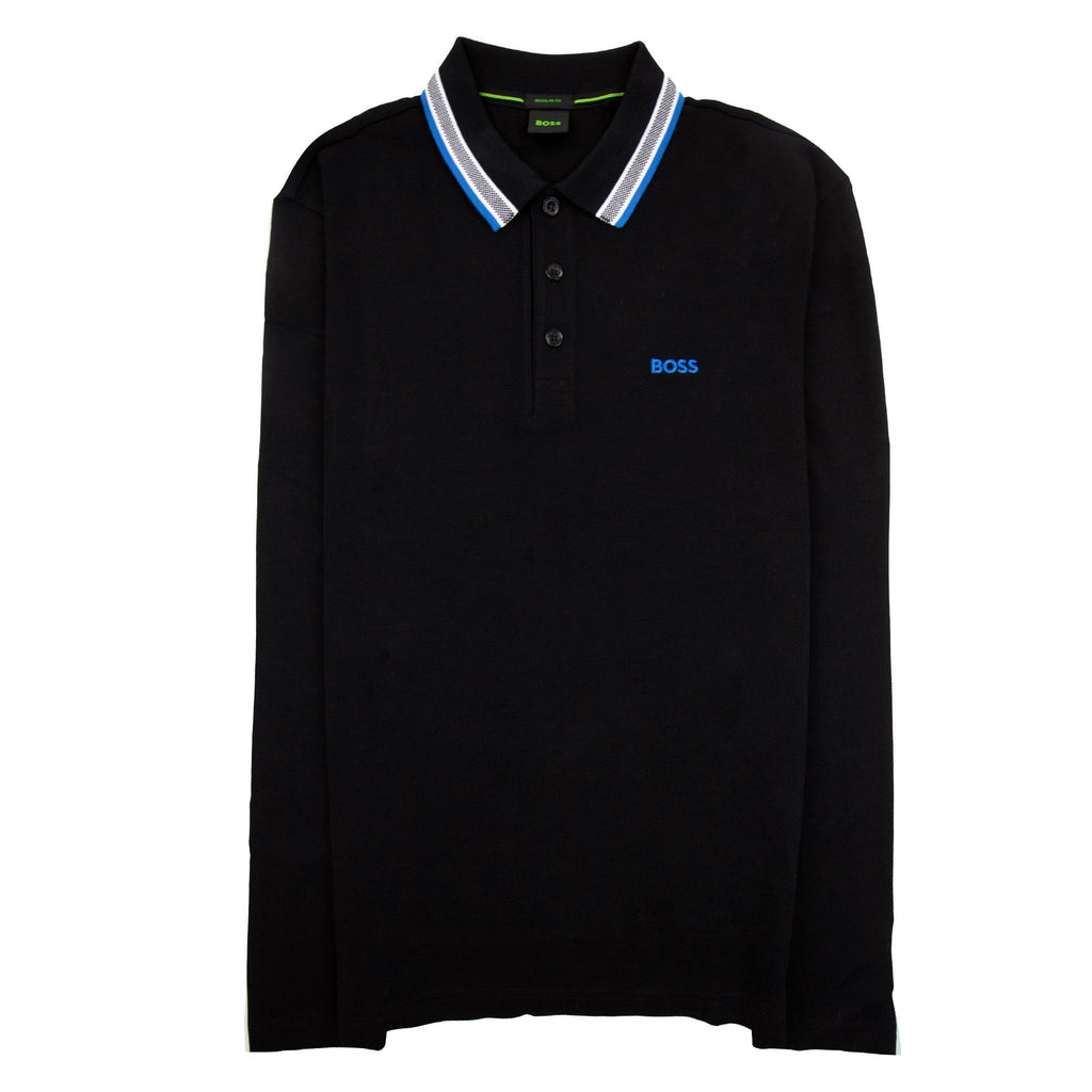 Hugo Boss Plisy Regular Fit L/s Polo Black/blue