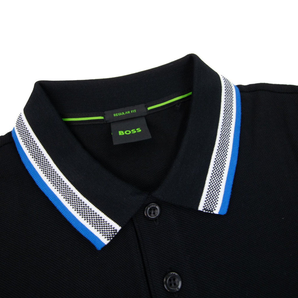 Hugo Boss Plisy Regular Fit L/s Polo Black/blue