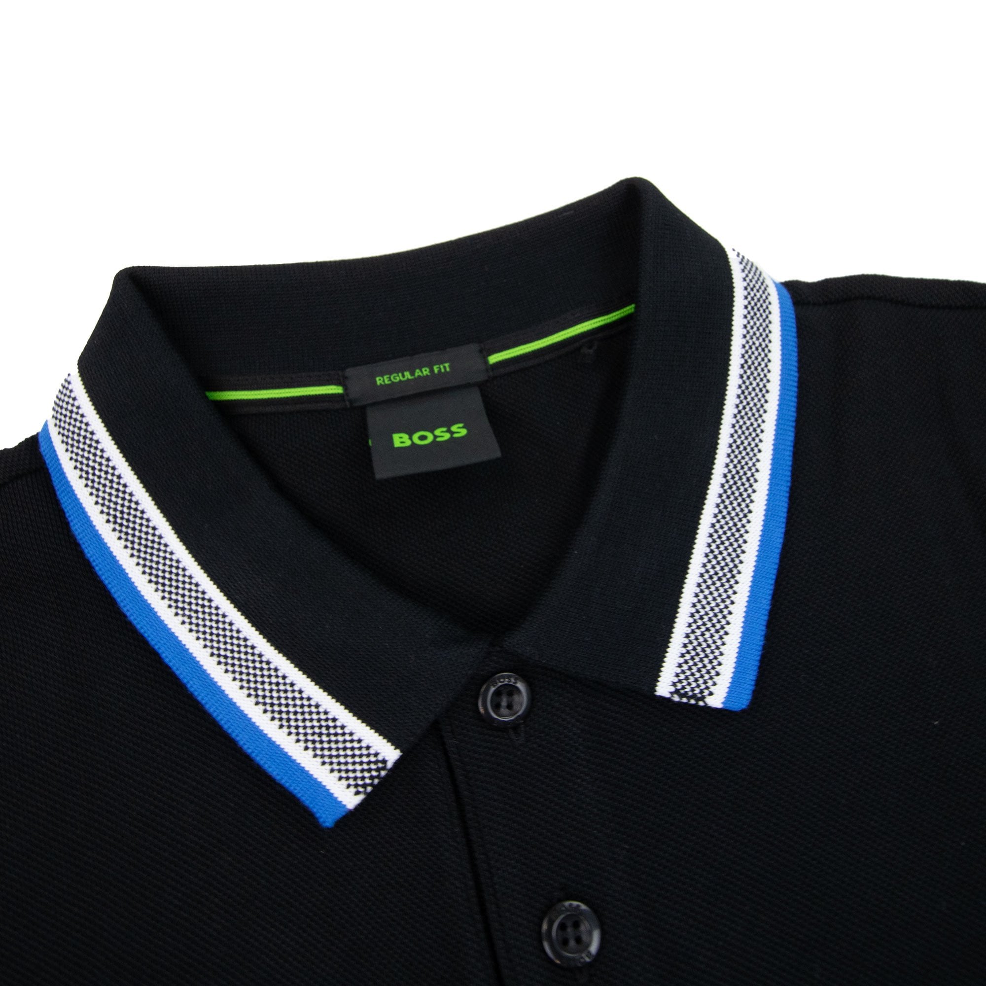 Hugo Boss Plisy Regular Fit L/s Polo Black/blue