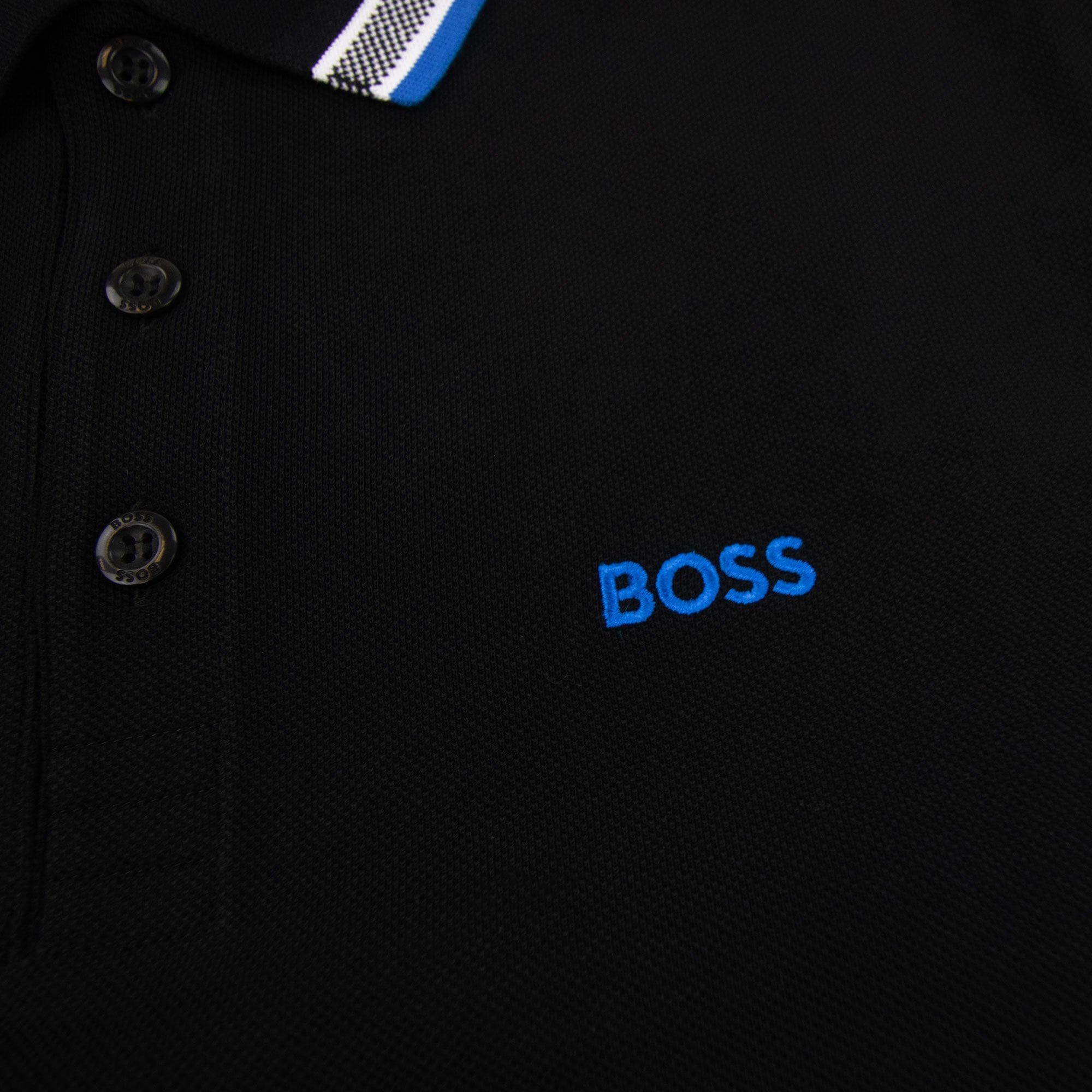 Hugo Boss Plisy Regular Fit L/s Polo Black/blue