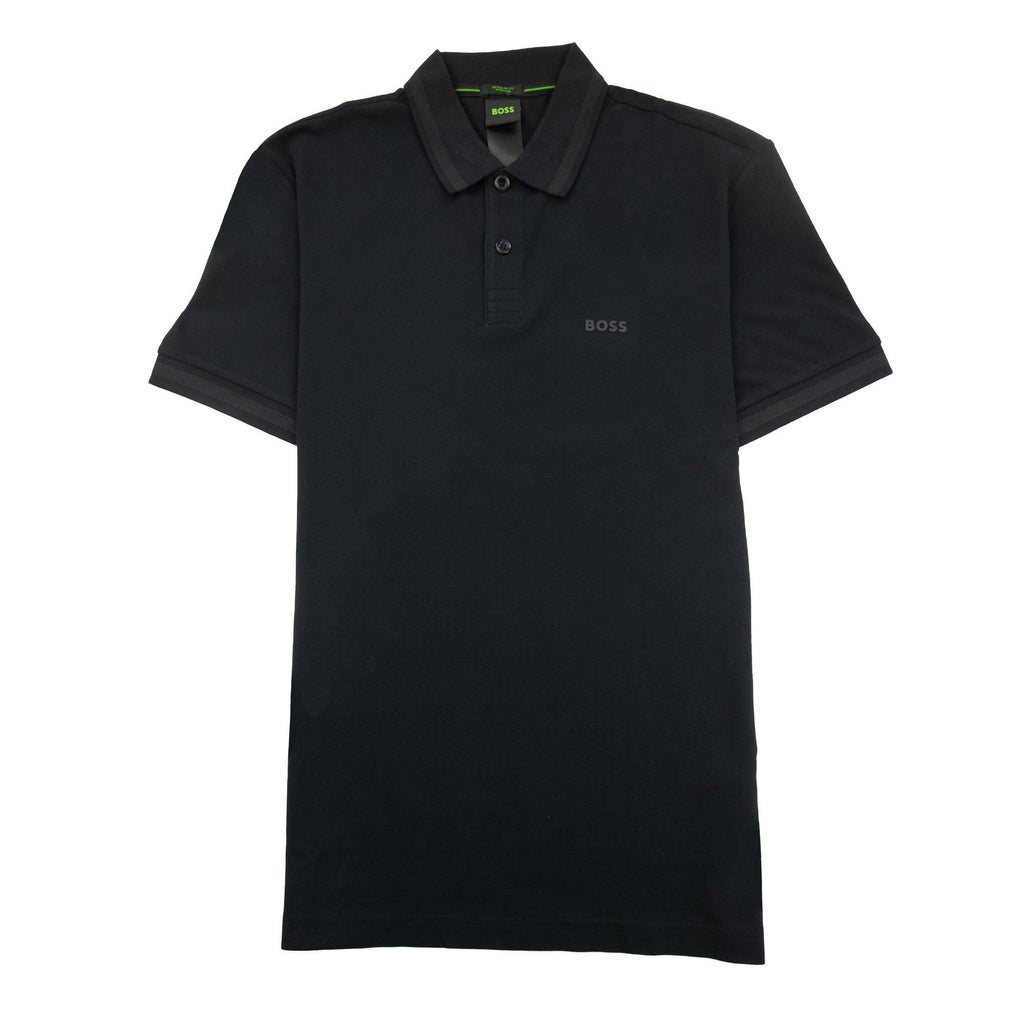 Hugo Boss Pio 1 Stretch Regular Fit Polo Black 001