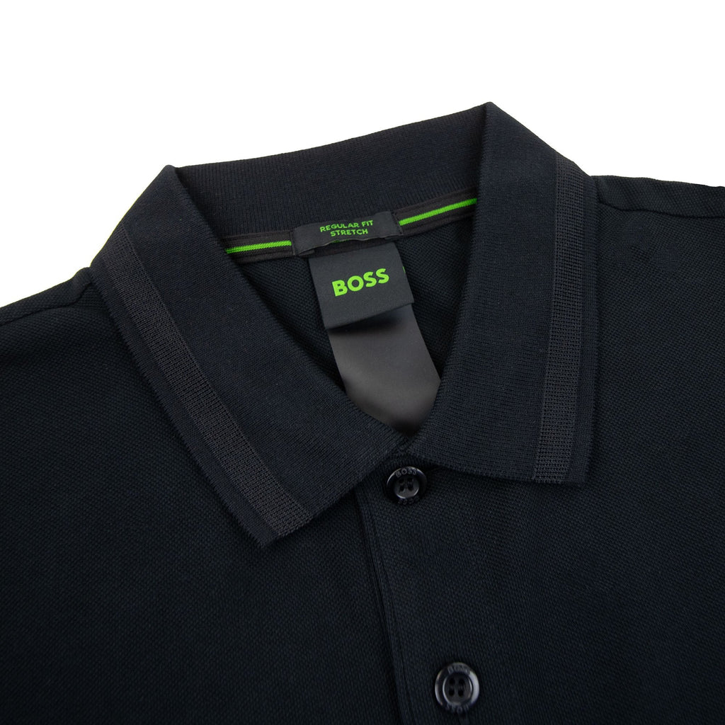 Hugo Boss Pio 1 Stretch Regular Fit Polo Black 001