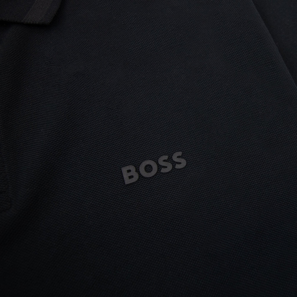 Hugo Boss Pio 1 Stretch Regular Fit Polo Black 001