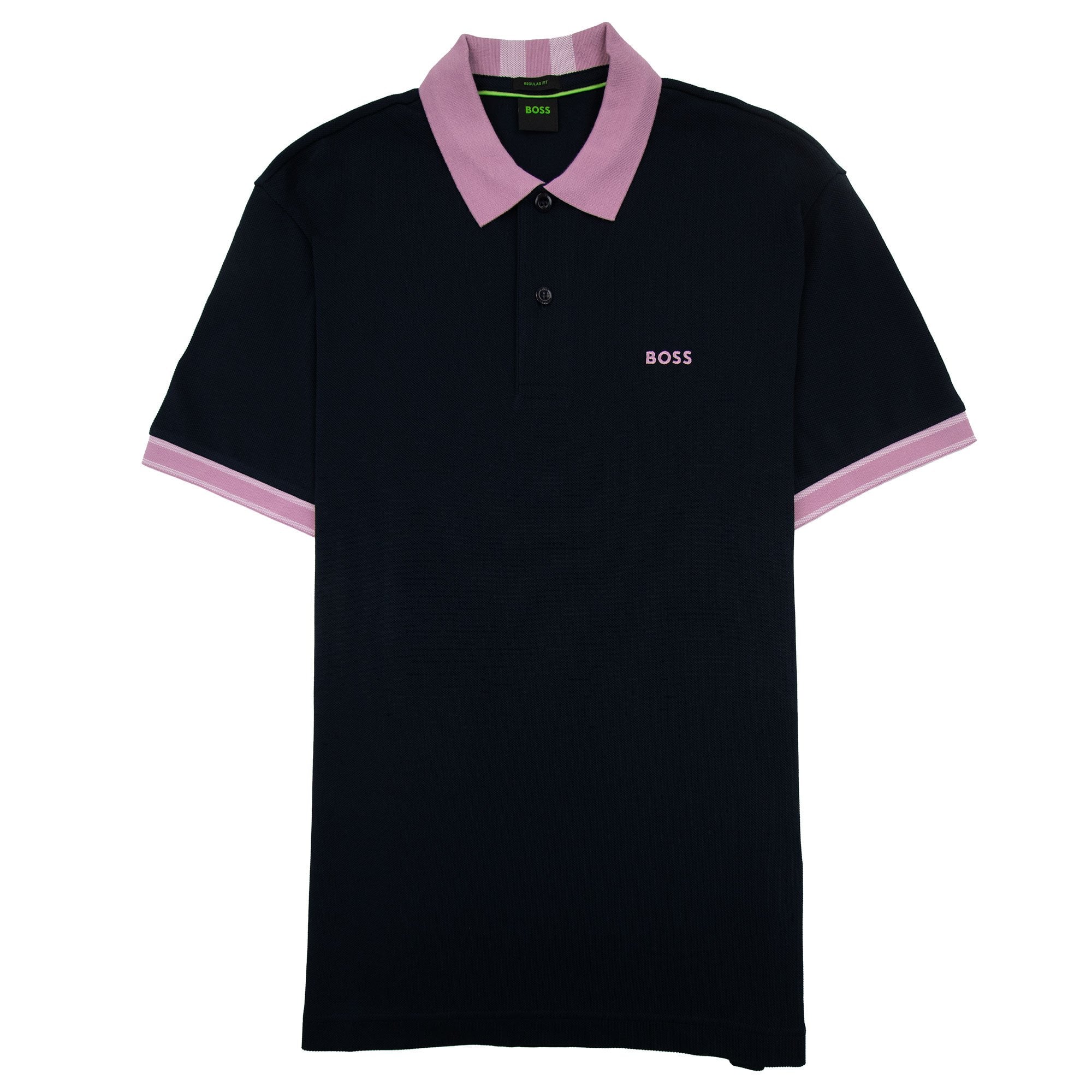 Hugo Boss Paddy 8 Contrast Collar Polo Navy 402