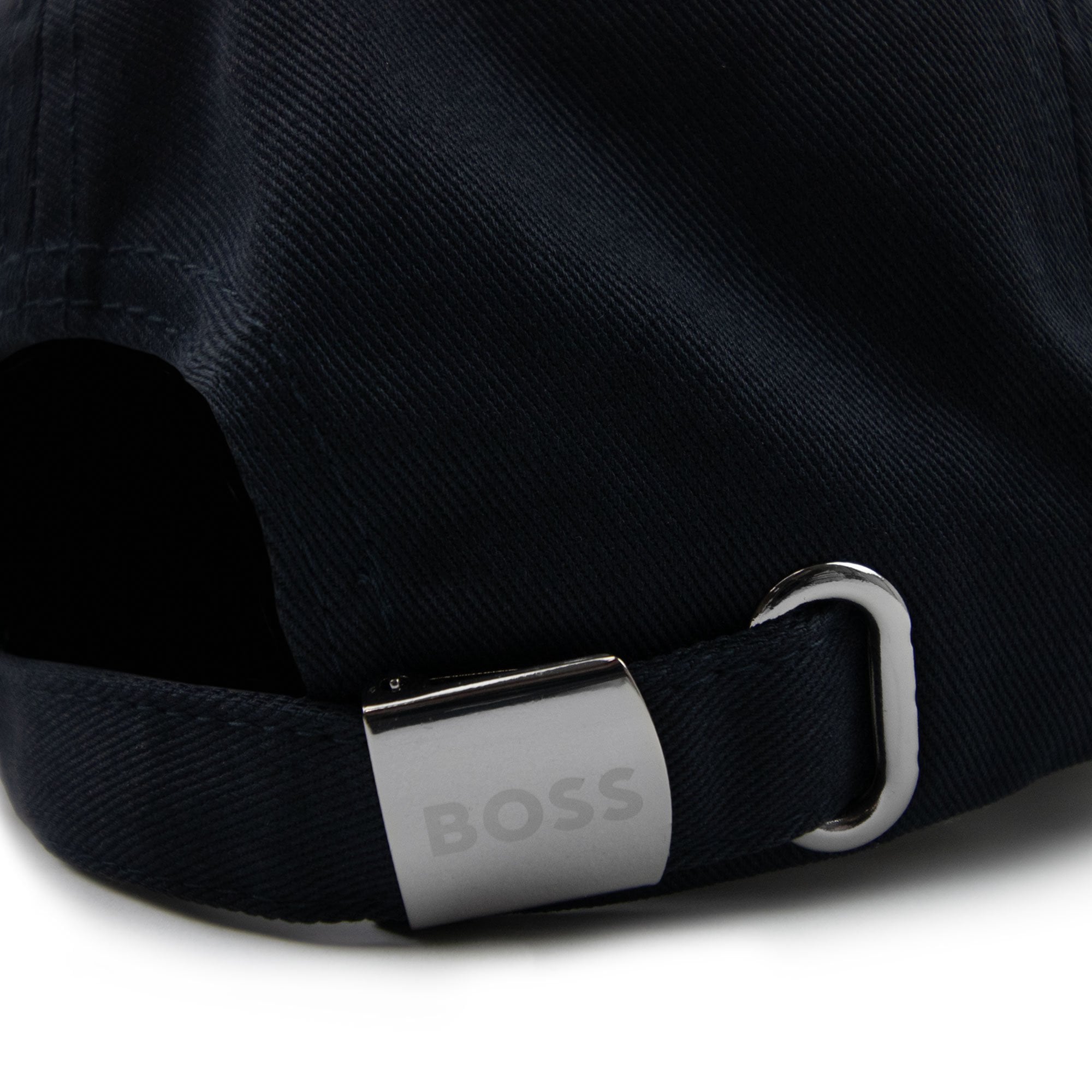 Hugo Boss Logo-print Cap In Cotton Twill Navy 402