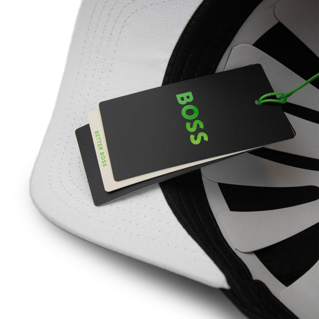 Hugo Boss Logo-print Cap In Cotton Twill Black 001