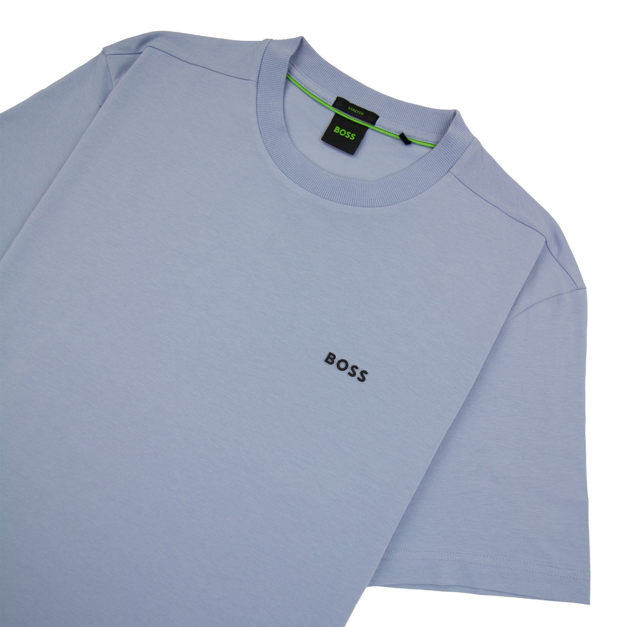 Hugo Boss Contrast Printed Logo Tee Sky Blue