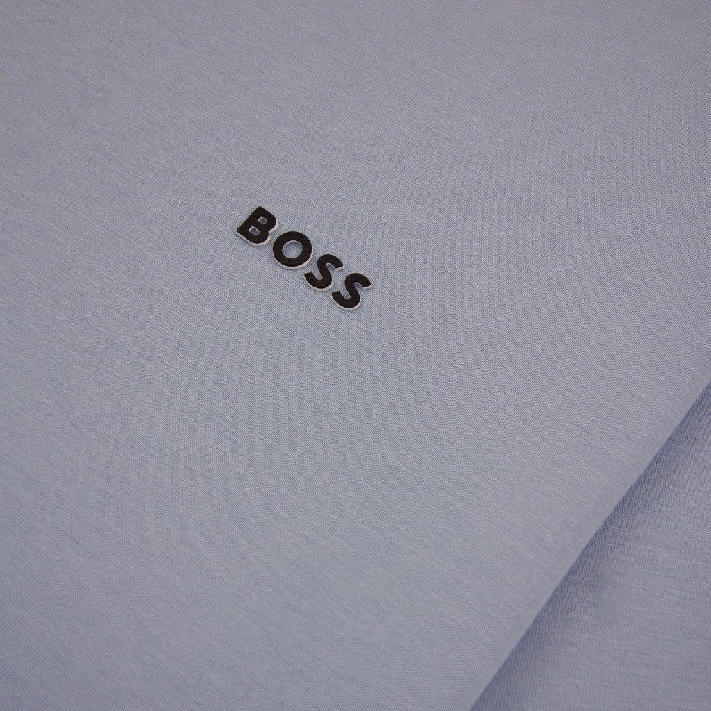 Hugo Boss Contrast Printed Logo Tee Sky Blue