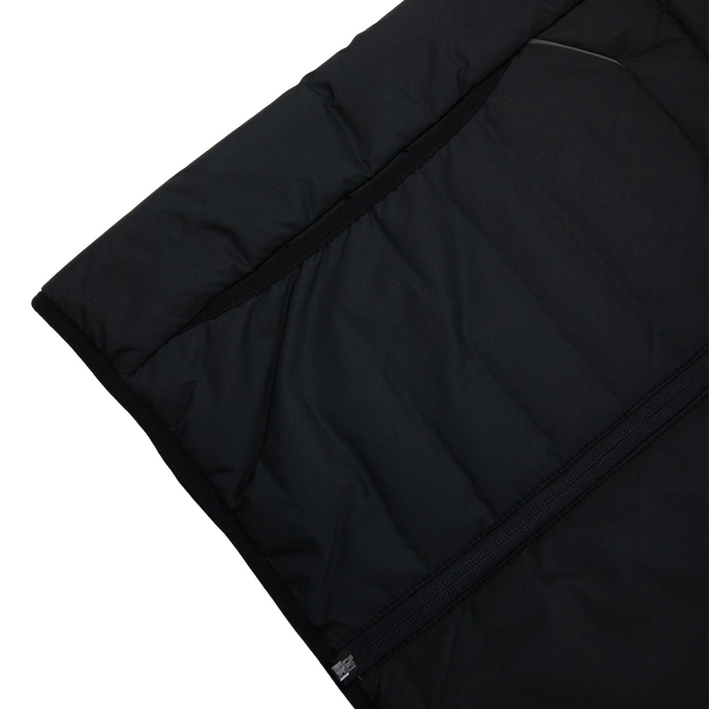 Hugo Boss V-thor Regular-fit Zipped Gilet In Water-repellent Fabric Black 001