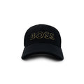 Hugo Boss Knitted-piqué Six-panel Cap With Embroidered Logo Black 003