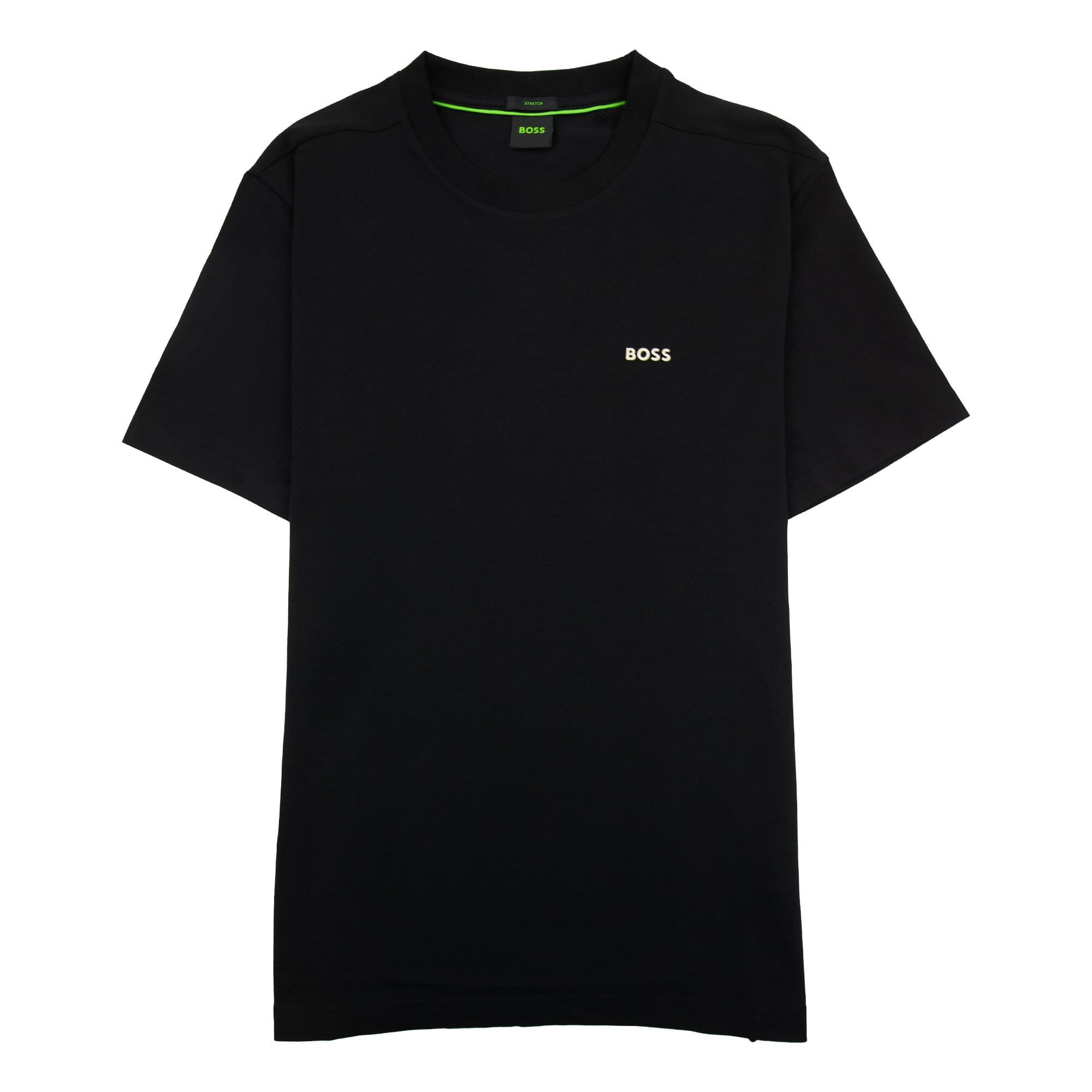 Hugo Boss Contrast Printed Logo Tee Black 005