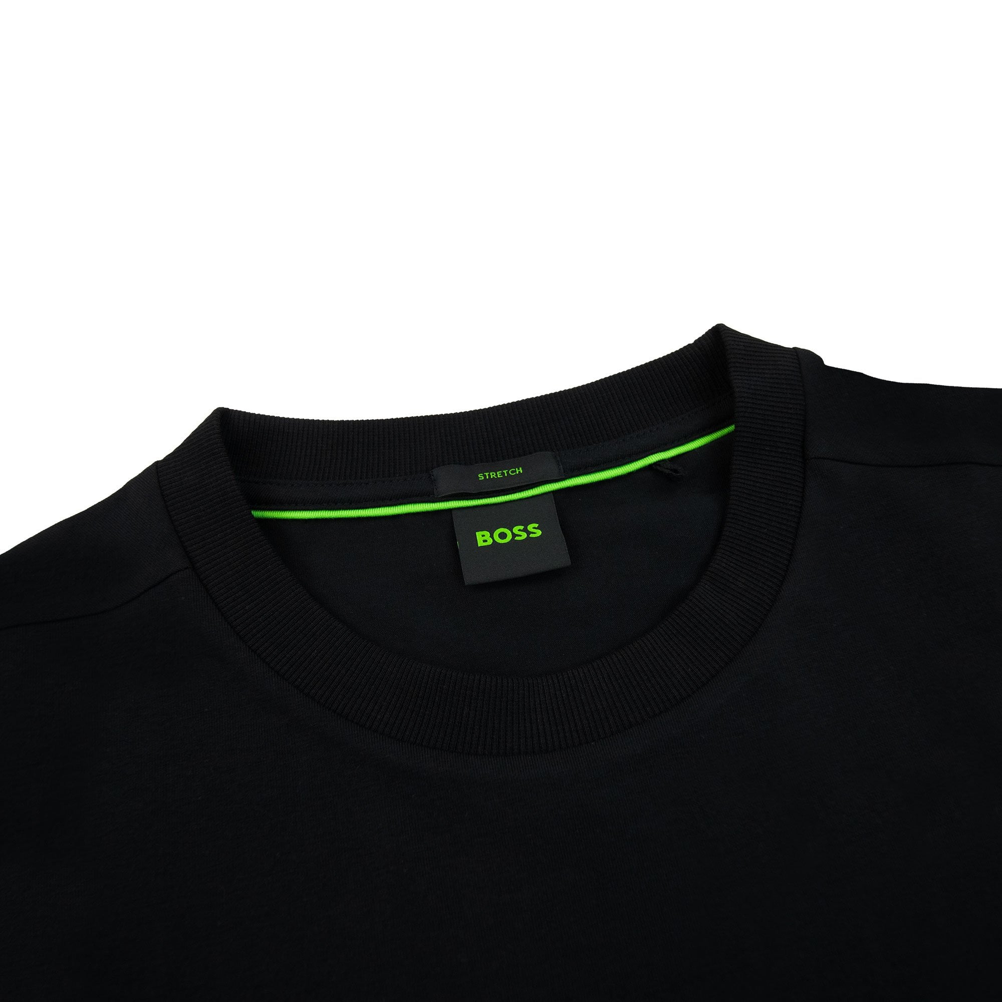 Hugo Boss Contrast Printed Logo Tee Black 005
