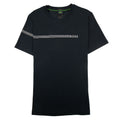 Hugo Boss Cotton-blend T-shirt With Stripes And Logo Black 001