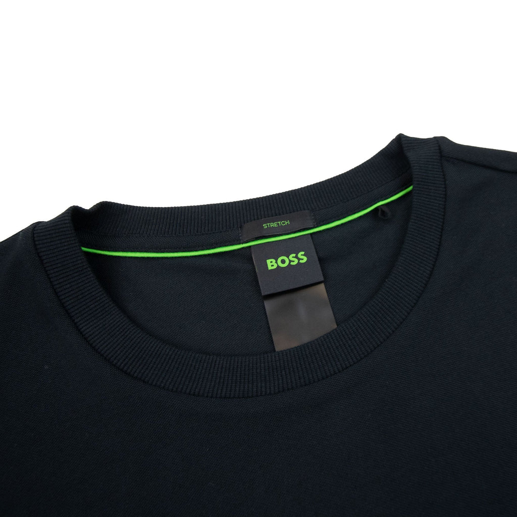 Hugo Boss Cotton-blend T-shirt With Stripes And Logo Black 001