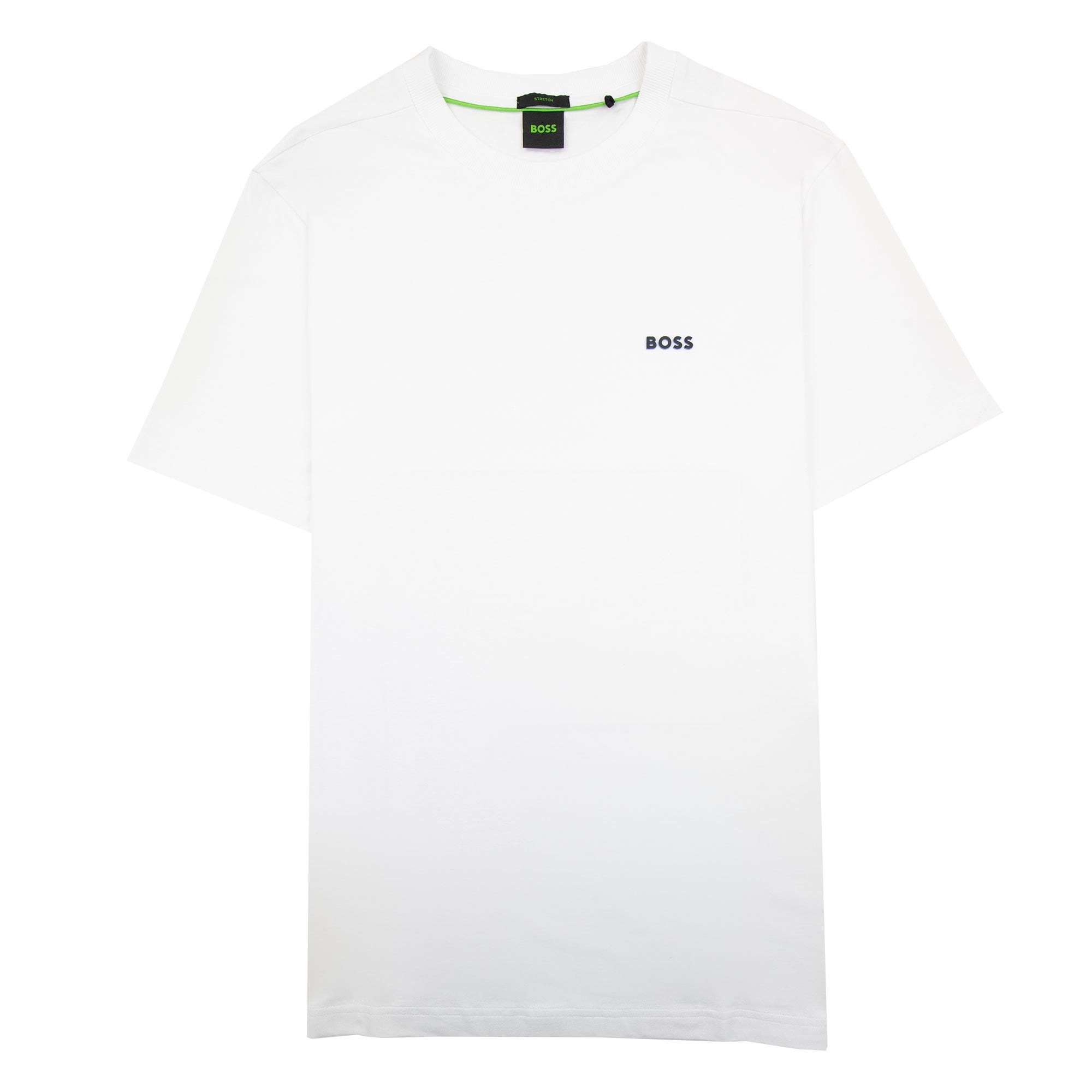Hugo Boss Contrast Printed Logo Tee White 102