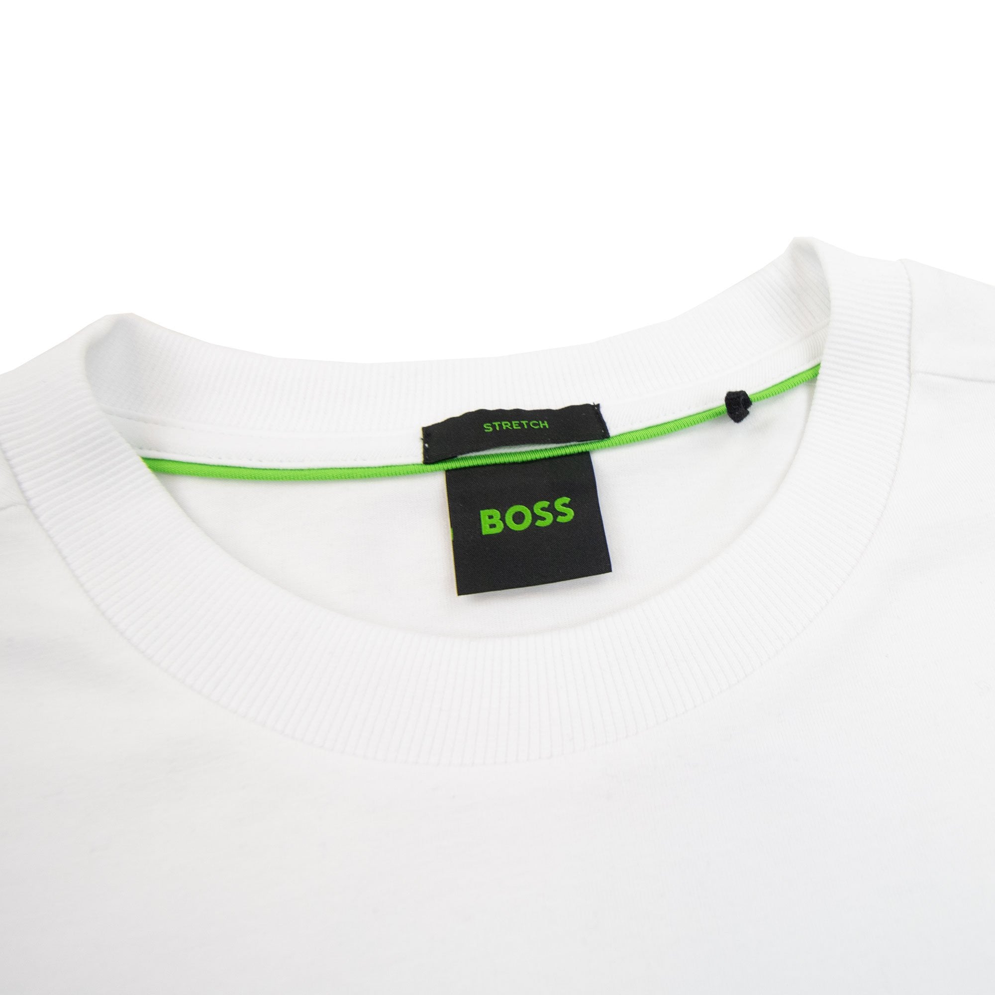 Hugo Boss Contrast Printed Logo Tee White 102