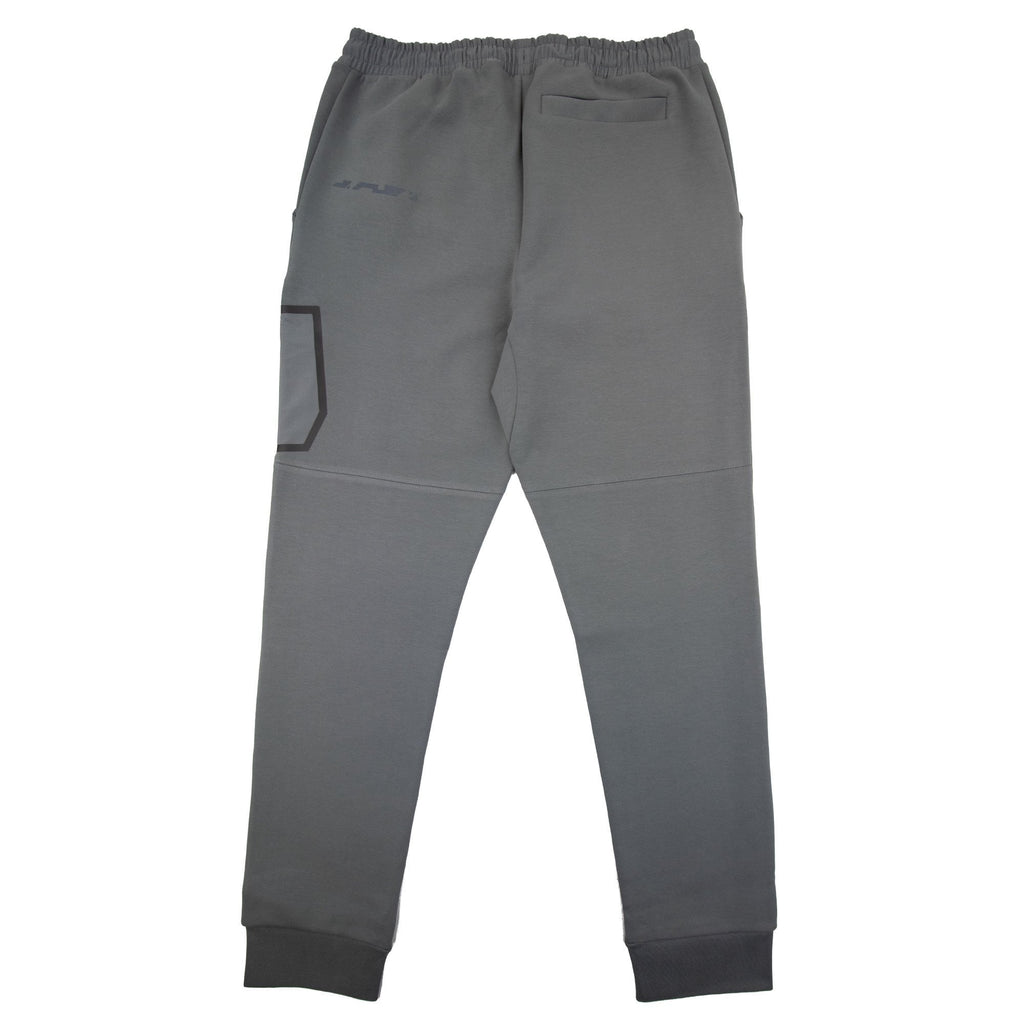Hugo Boss Hariq Cotton-blend Tracksuit Bottoms With Decorative Reflective Logo Dark Grey