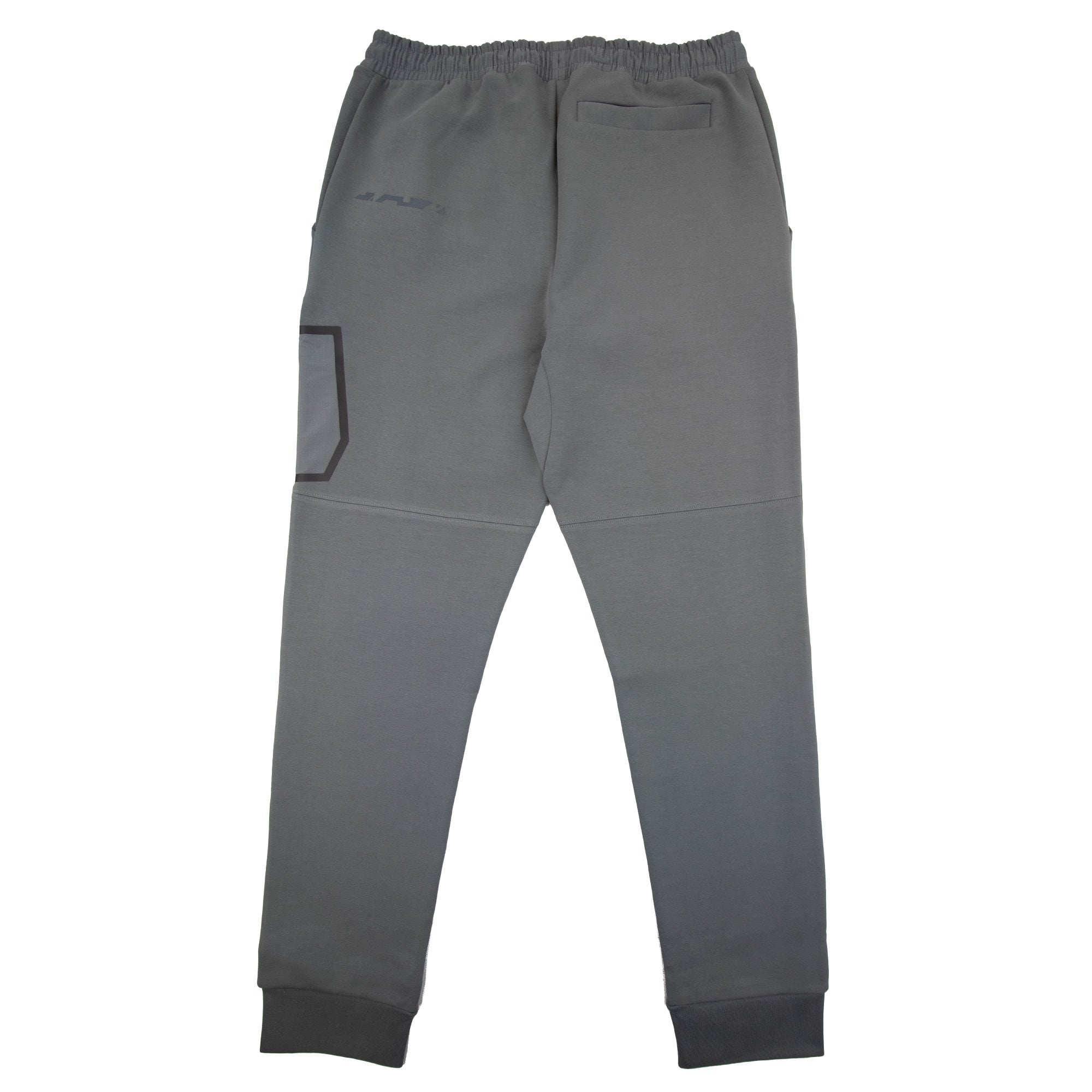 Hugo Boss Hariq Cotton-blend Tracksuit Bottoms With Decorative Reflective Logo Dark Grey