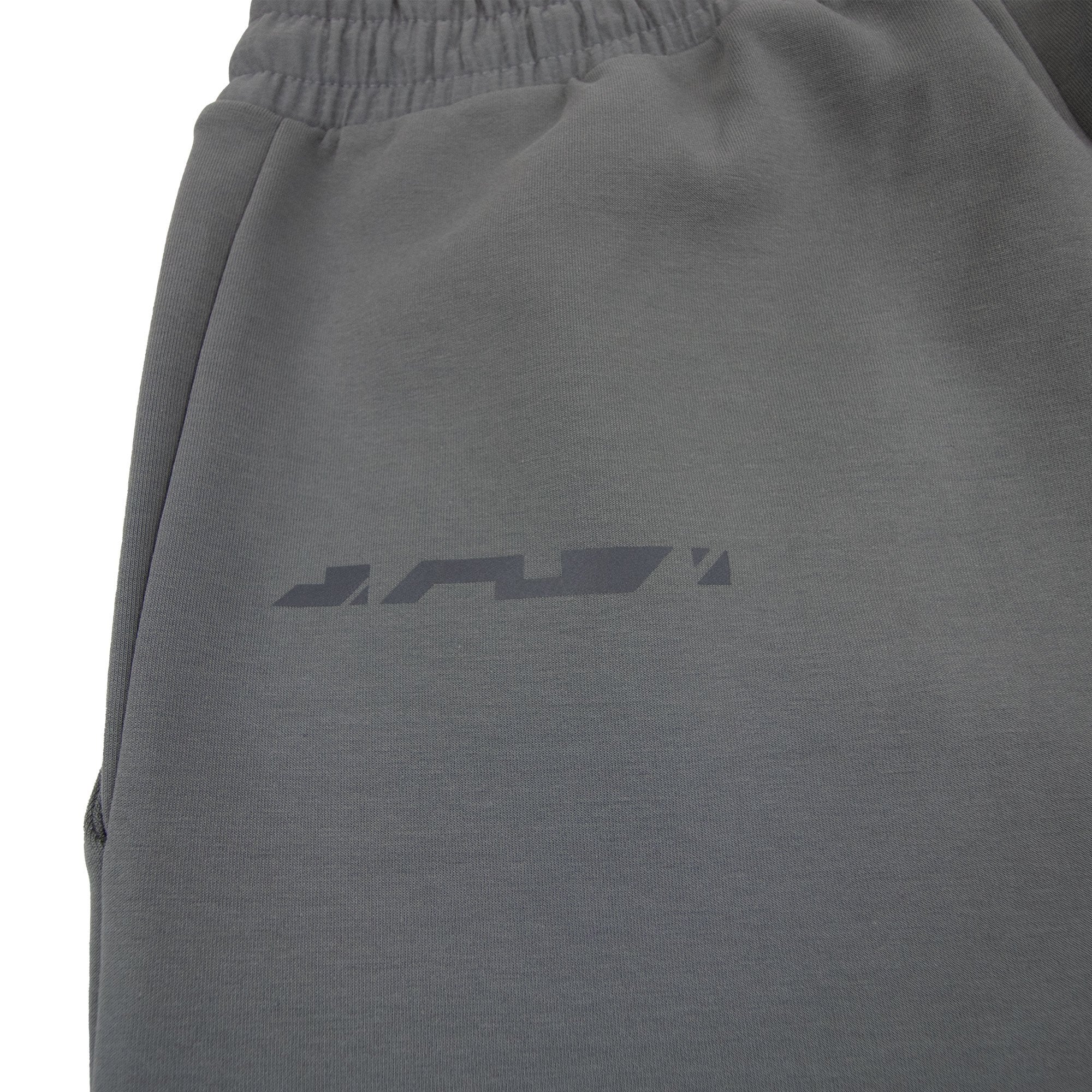 Hugo Boss Hariq Cotton-blend Tracksuit Bottoms With Decorative Reflective Logo Dark Grey