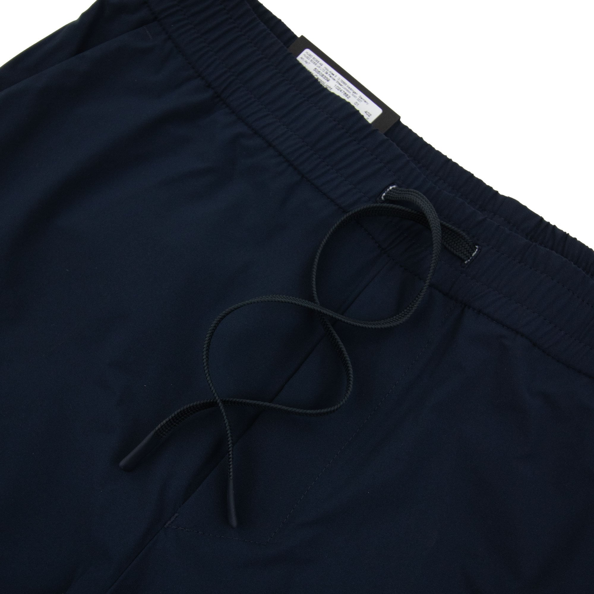 Hugo Boss Tapered-fit Trousers In Easy-iron Stretch Poplin Navy 402