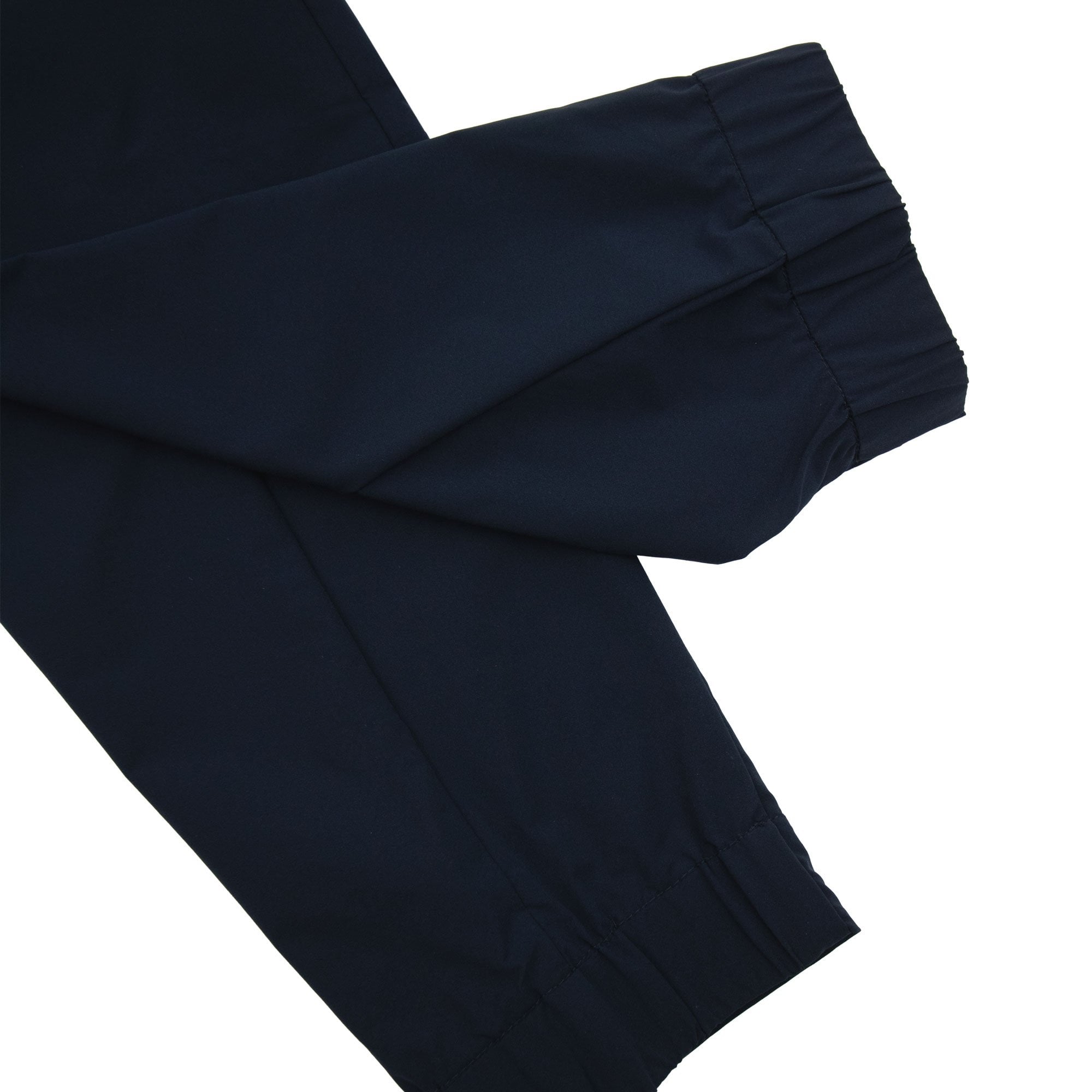Hugo Boss Tapered-fit Trousers In Easy-iron Stretch Poplin Navy 402