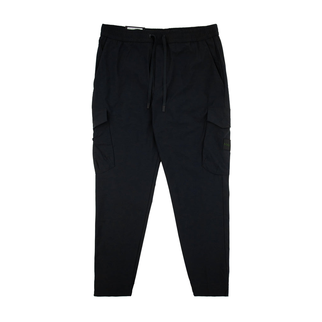 Hugo Boss Tapered-fit Trousers In Easy-iron Stretch Poplin Black 001