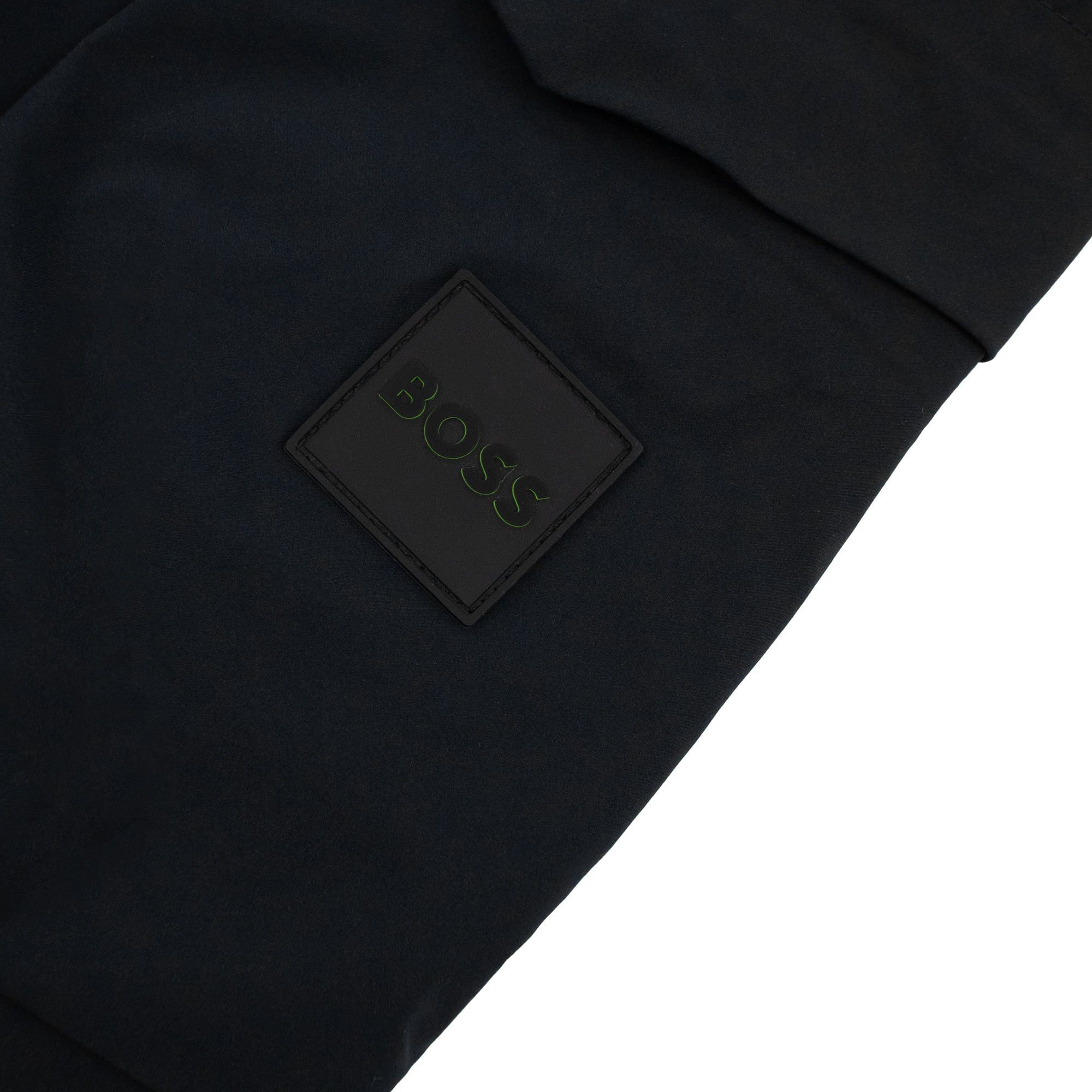 Hugo Boss Tapered-fit Trousers In Easy-iron Stretch Poplin Black 001