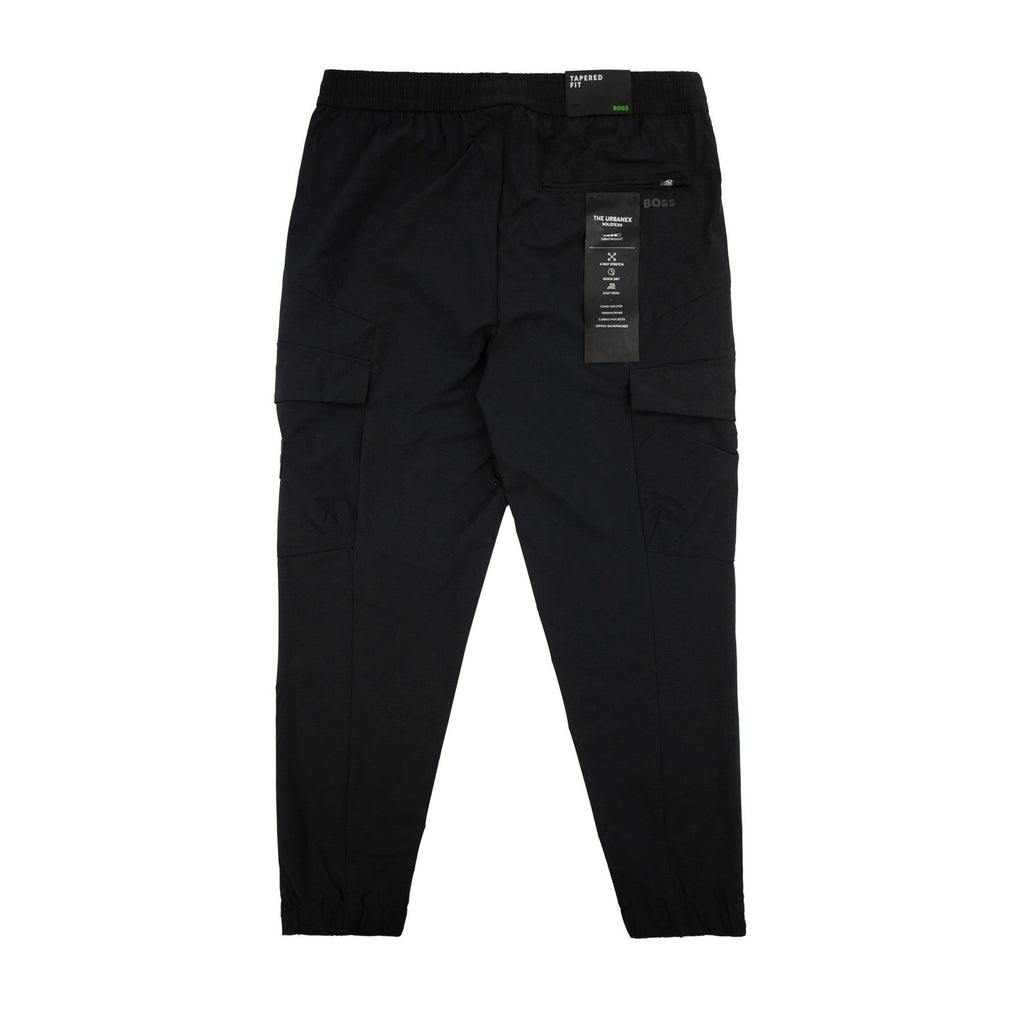 Hugo Boss Tapered-fit Trousers In Easy-iron Stretch Poplin Black 001