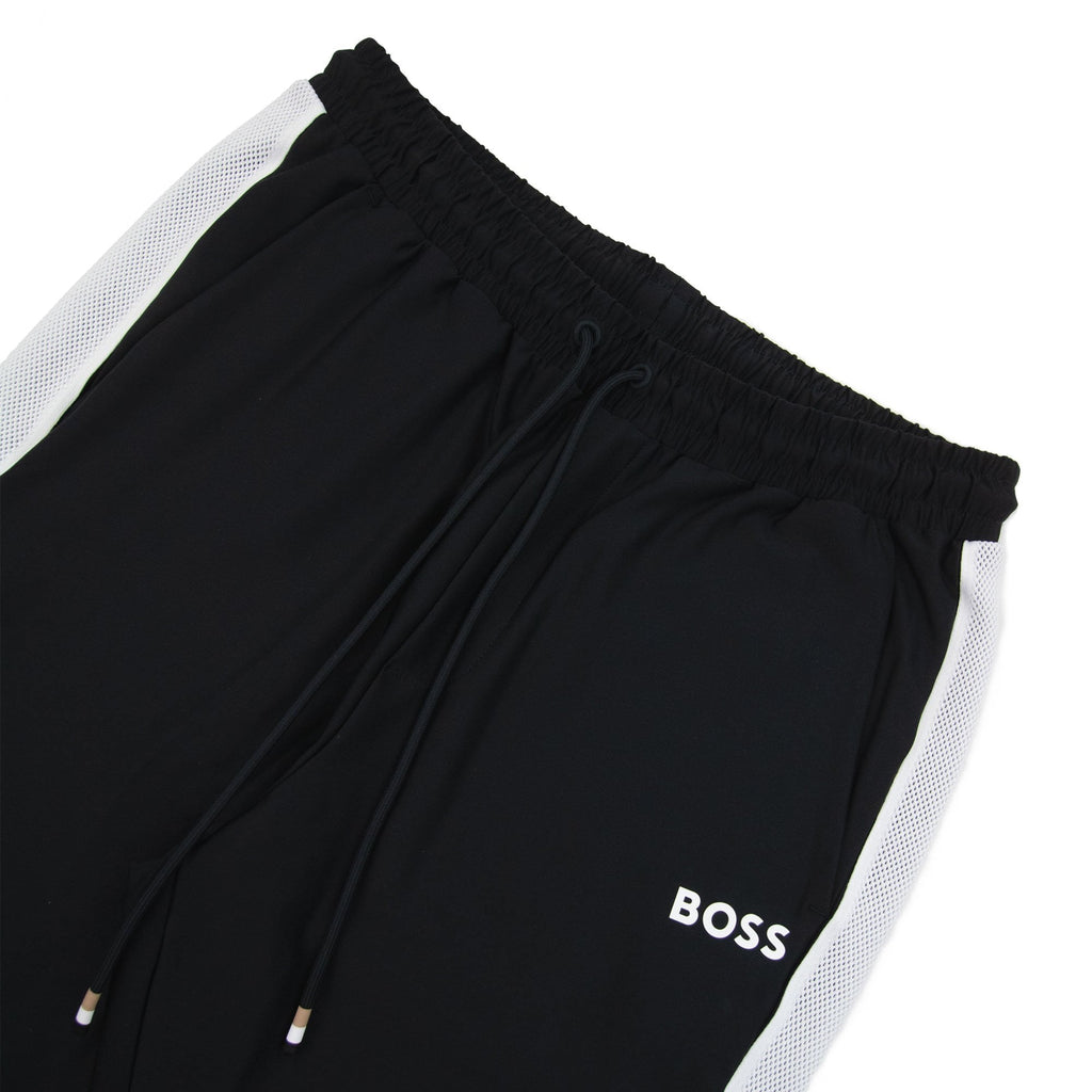 Hugo Boss Boss X Matteo Berrettini Tracksuit Bottoms With Contrast Tape And Branding Black 001