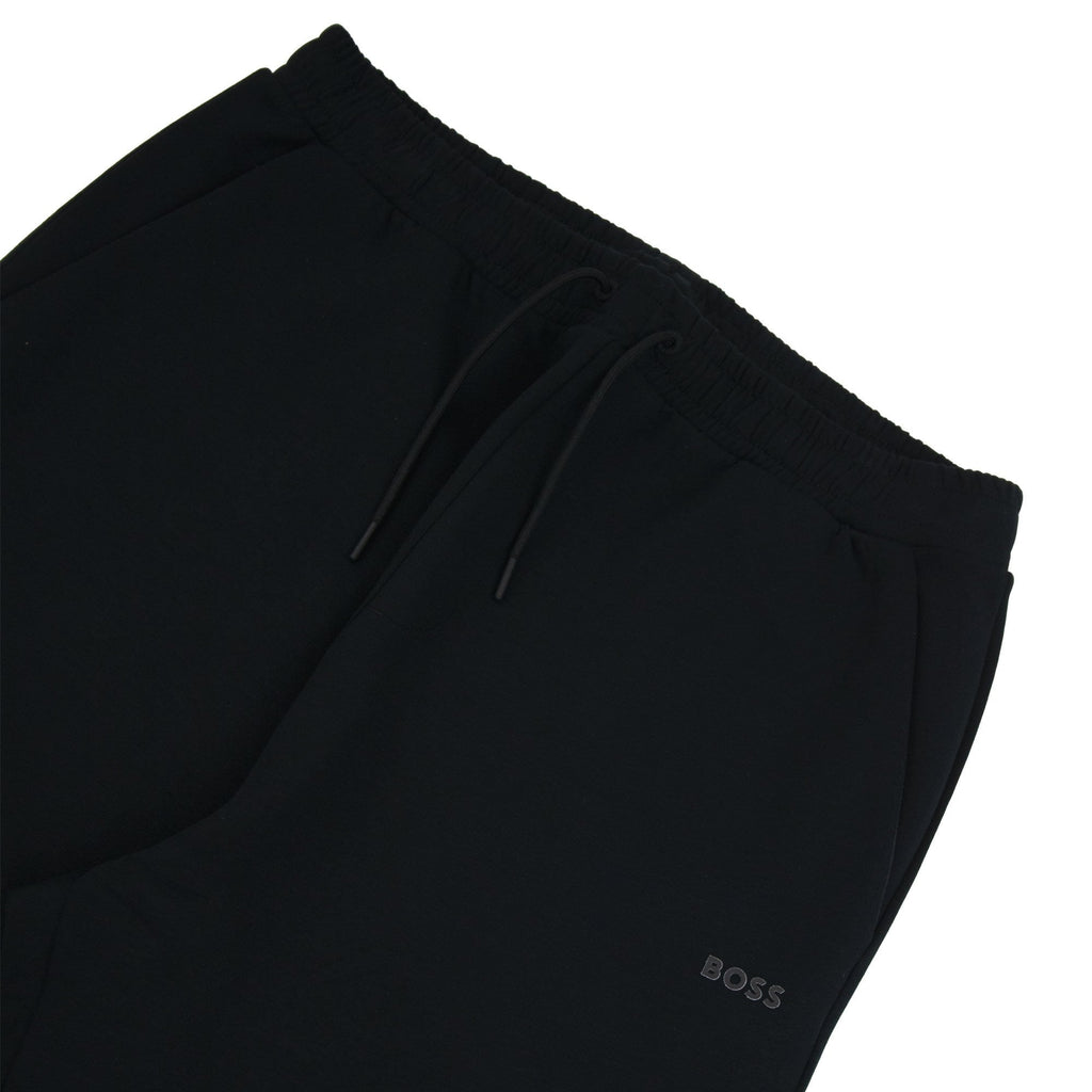 Hugo Boss Hadiko Stretch-cotton Tracksuit Bottoms With Logo Print Black 001