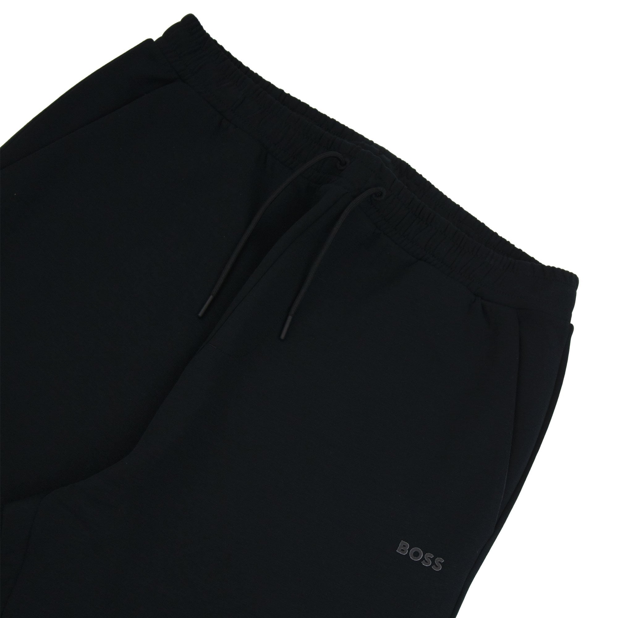 Hugo Boss Hadiko Stretch-cotton Tracksuit Bottoms With Logo Print Black 001