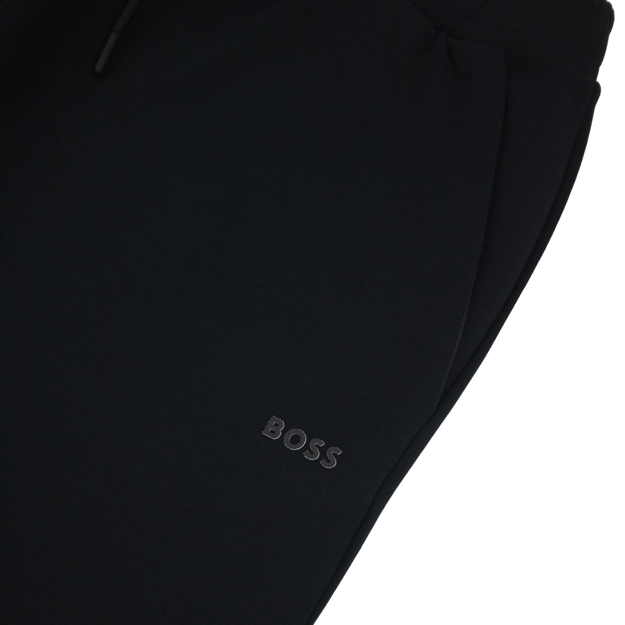 Hugo Boss Hadiko Stretch-cotton Tracksuit Bottoms With Logo Print Black 001