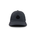 Moncler Matt Black Baseball Cap Dark Grey
