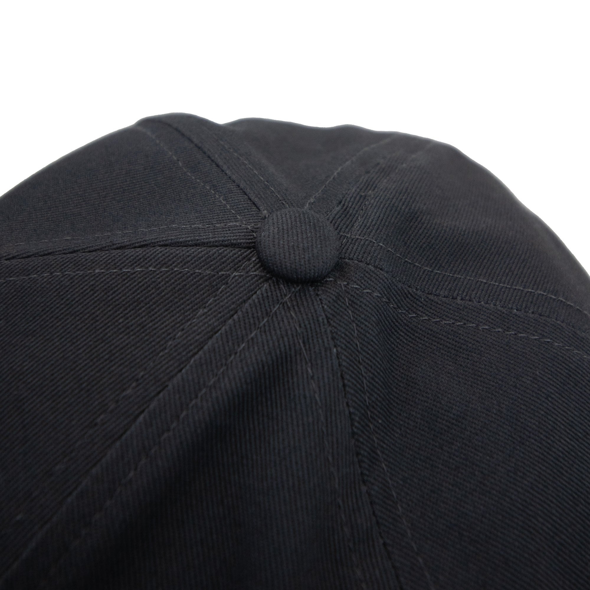 Moncler Matt Black Baseball Cap Dark Grey