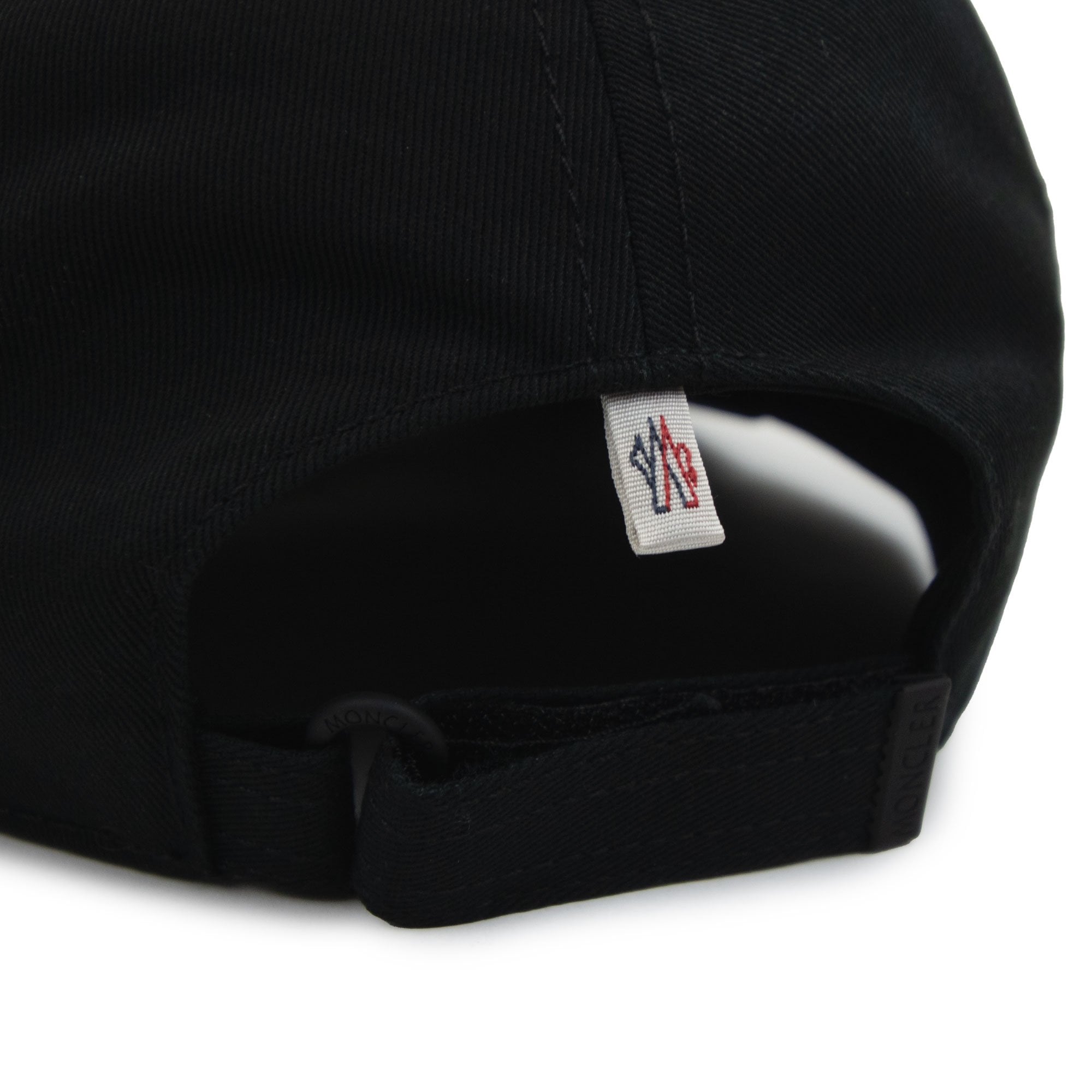 Moncler Grenoble Gabardine Baseball Cap Black 999