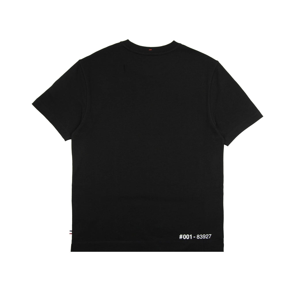 Moncler Grenoble Rubber Neck Logo Tee Black 999