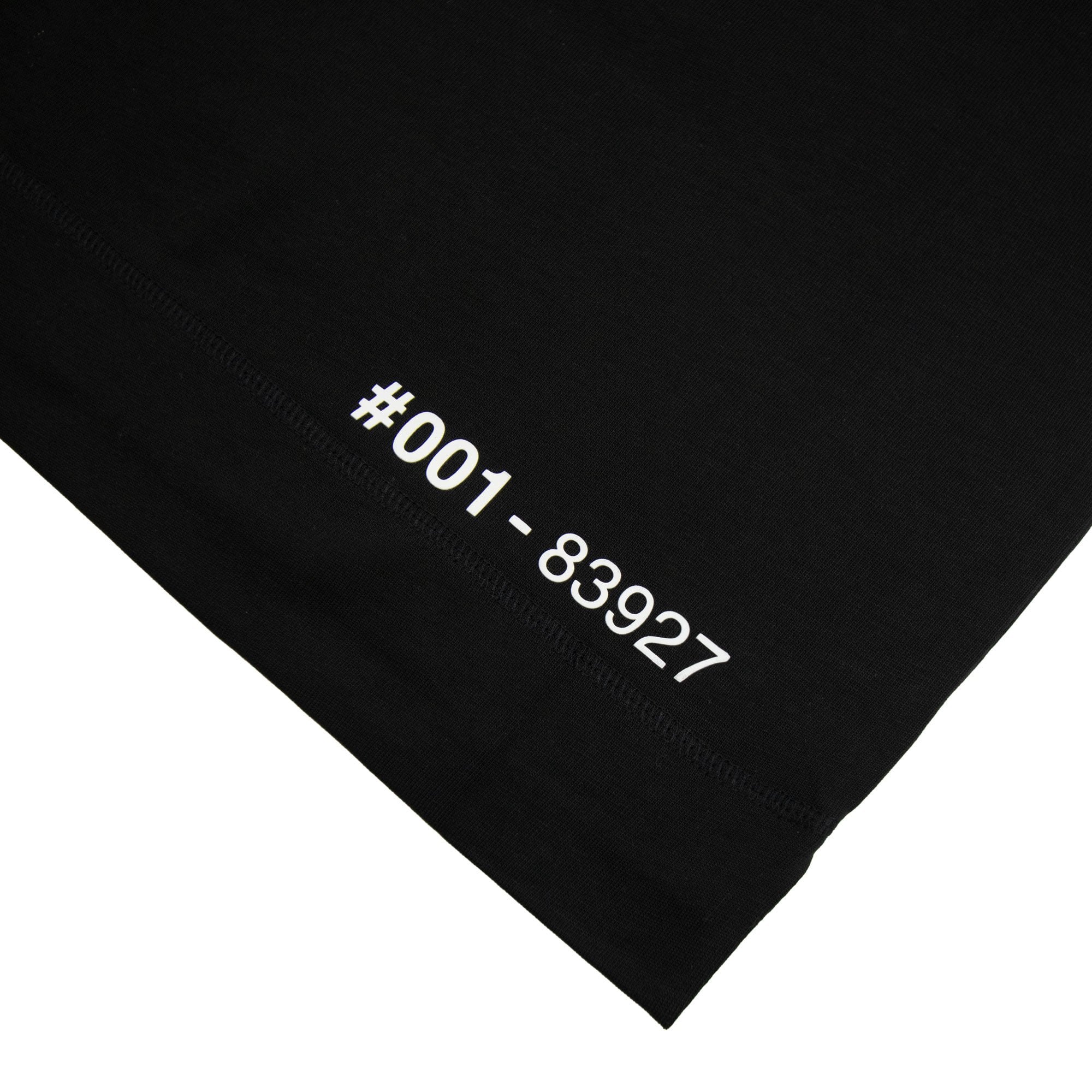 Moncler Grenoble Rubber Neck Logo Tee Black 999