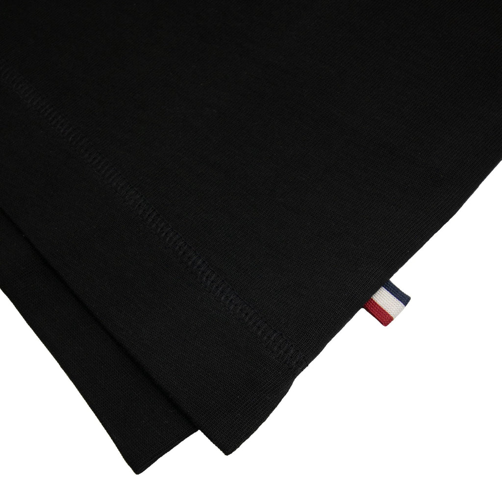 Moncler Grenoble Rubber Neck Logo Tee Black 999