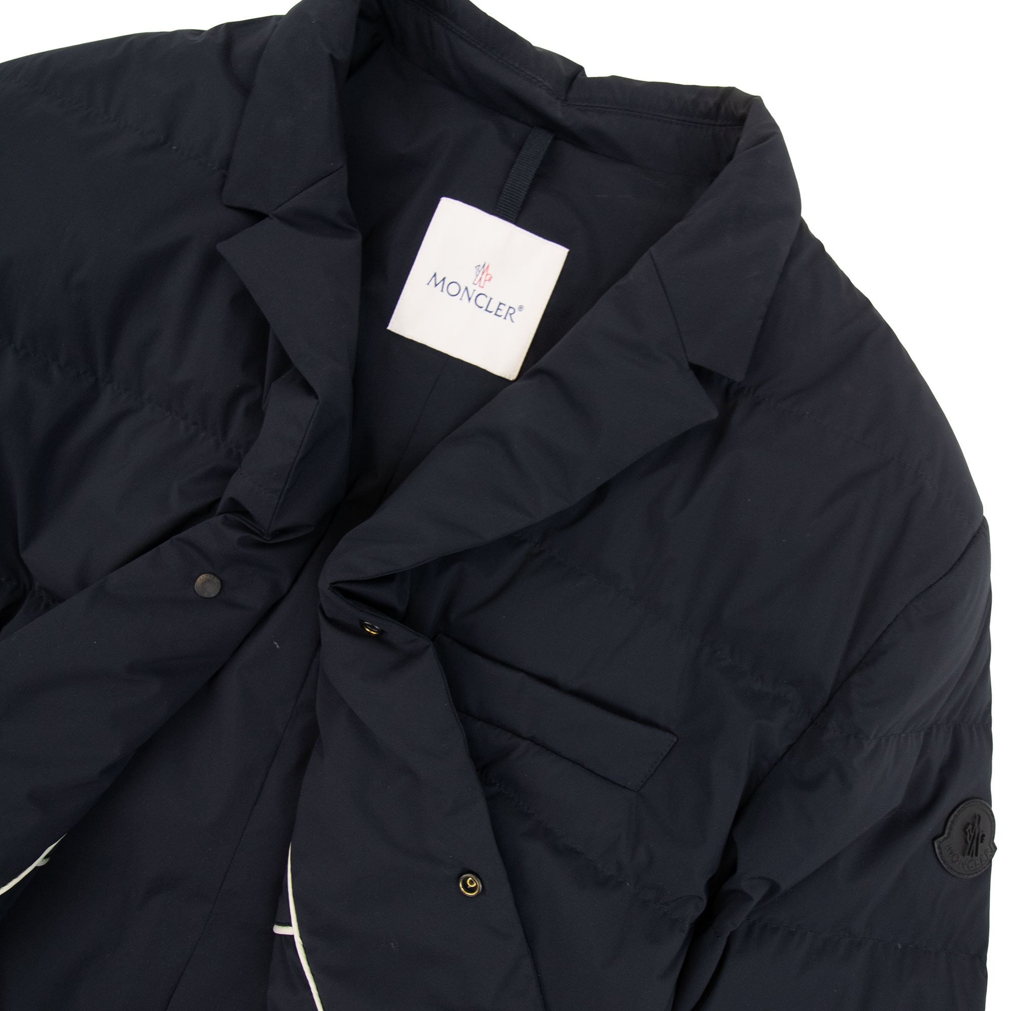 Moncler Heliere Down Blazer Navy 778