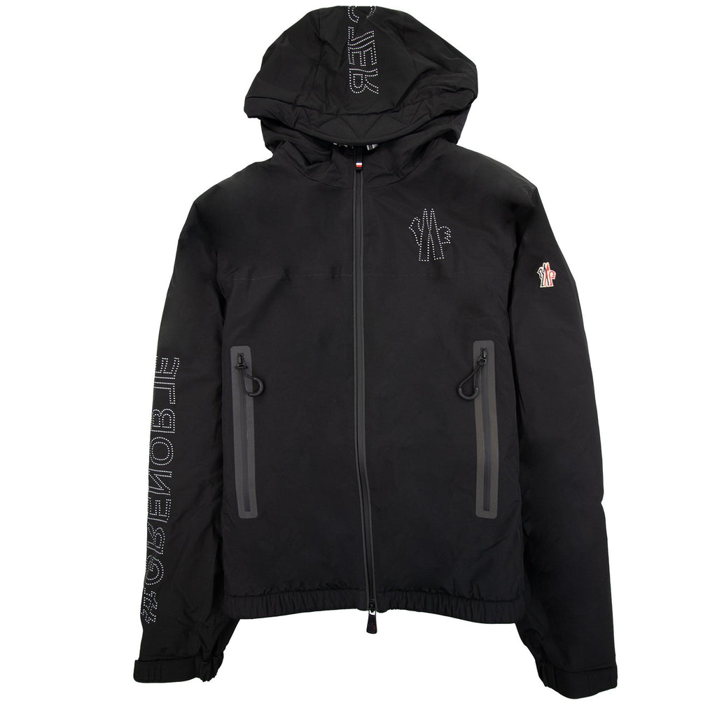 Moncler Jaman Hooded Short Padded Jacket Black 999