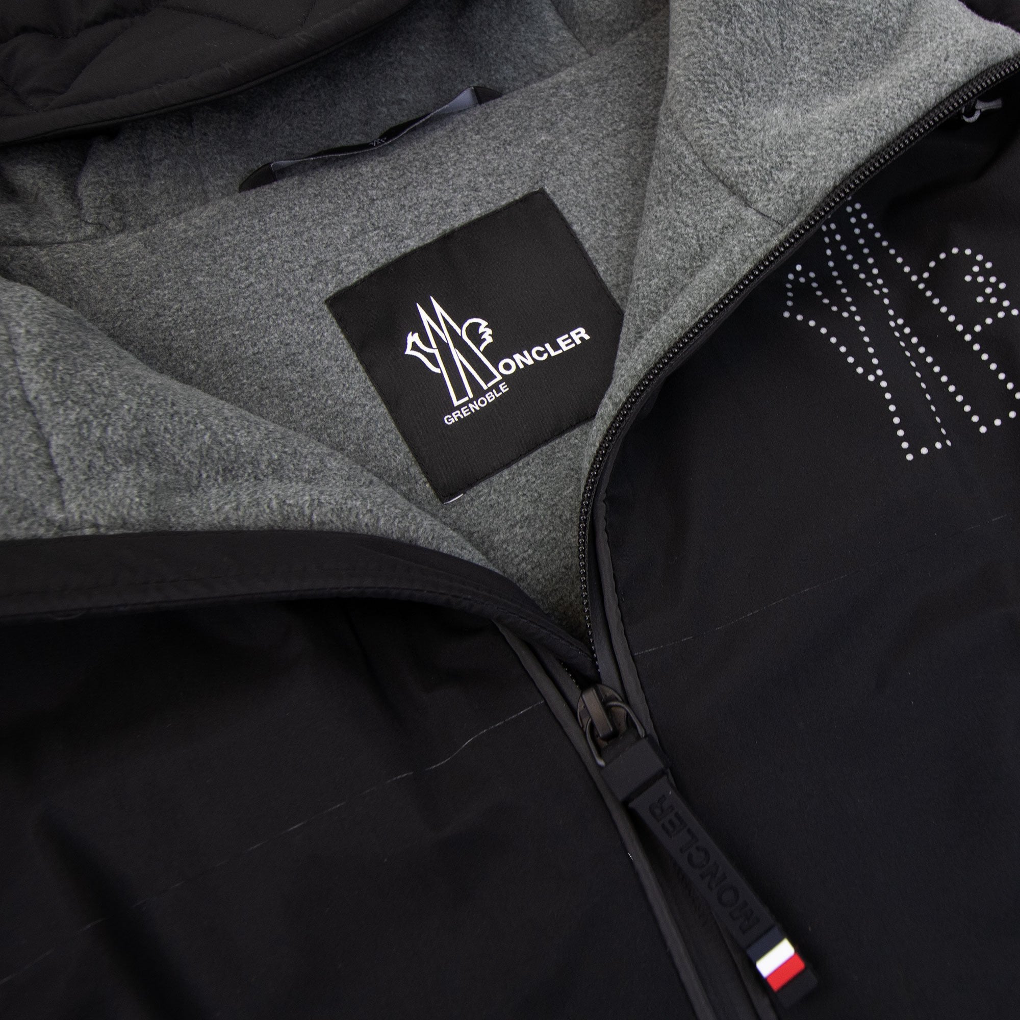 Moncler Jaman Hooded Short Padded Jacket Black 999
