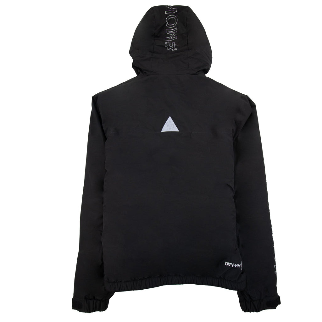 Moncler Jaman Hooded Short Padded Jacket Black 999