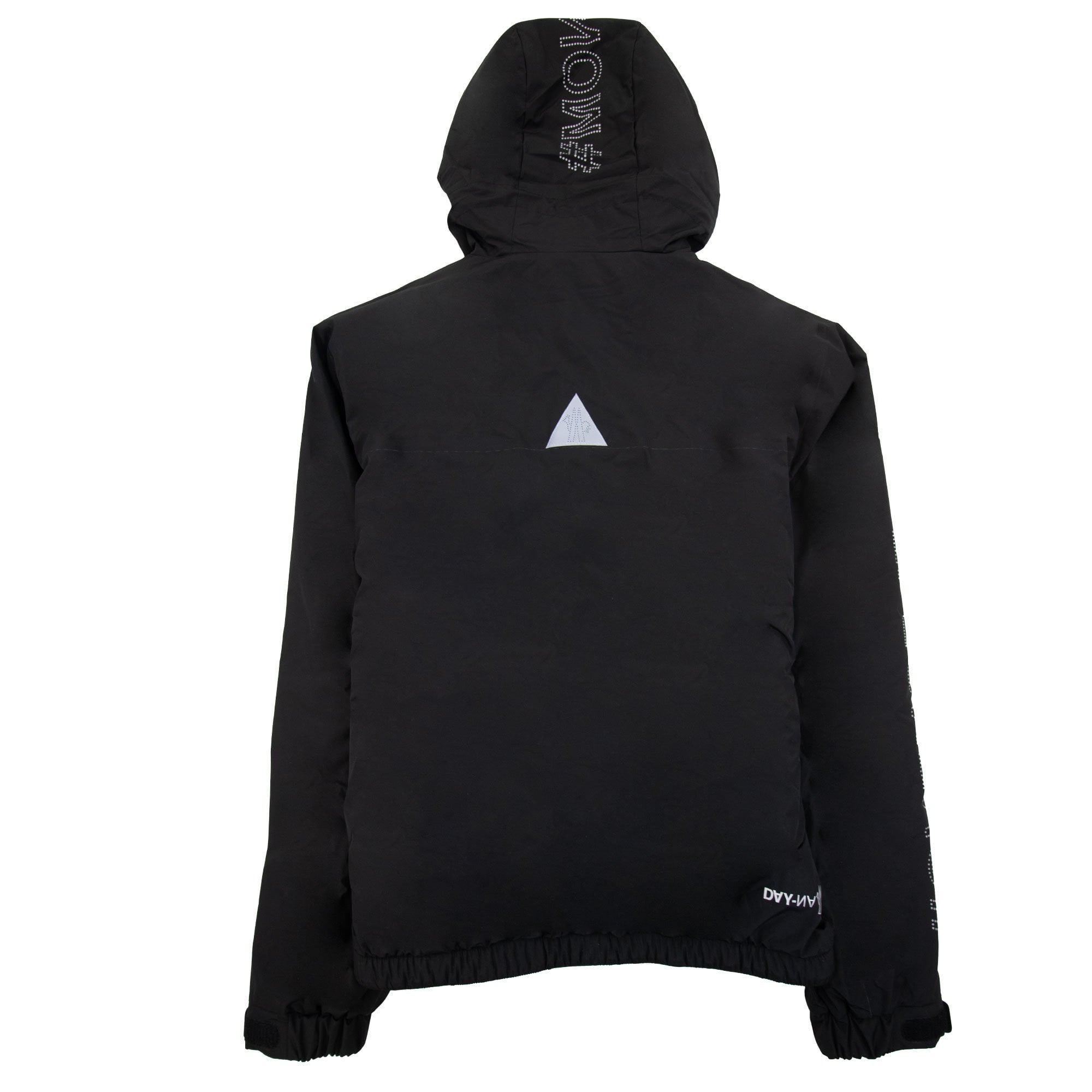 Moncler Jaman Hooded Short Padded Jacket Black 999
