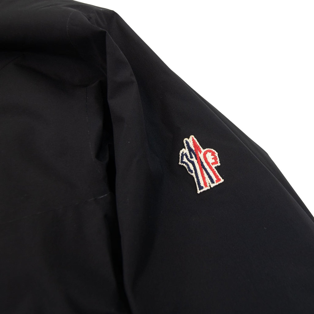 Moncler Jaman Hooded Short Padded Jacket Black 999